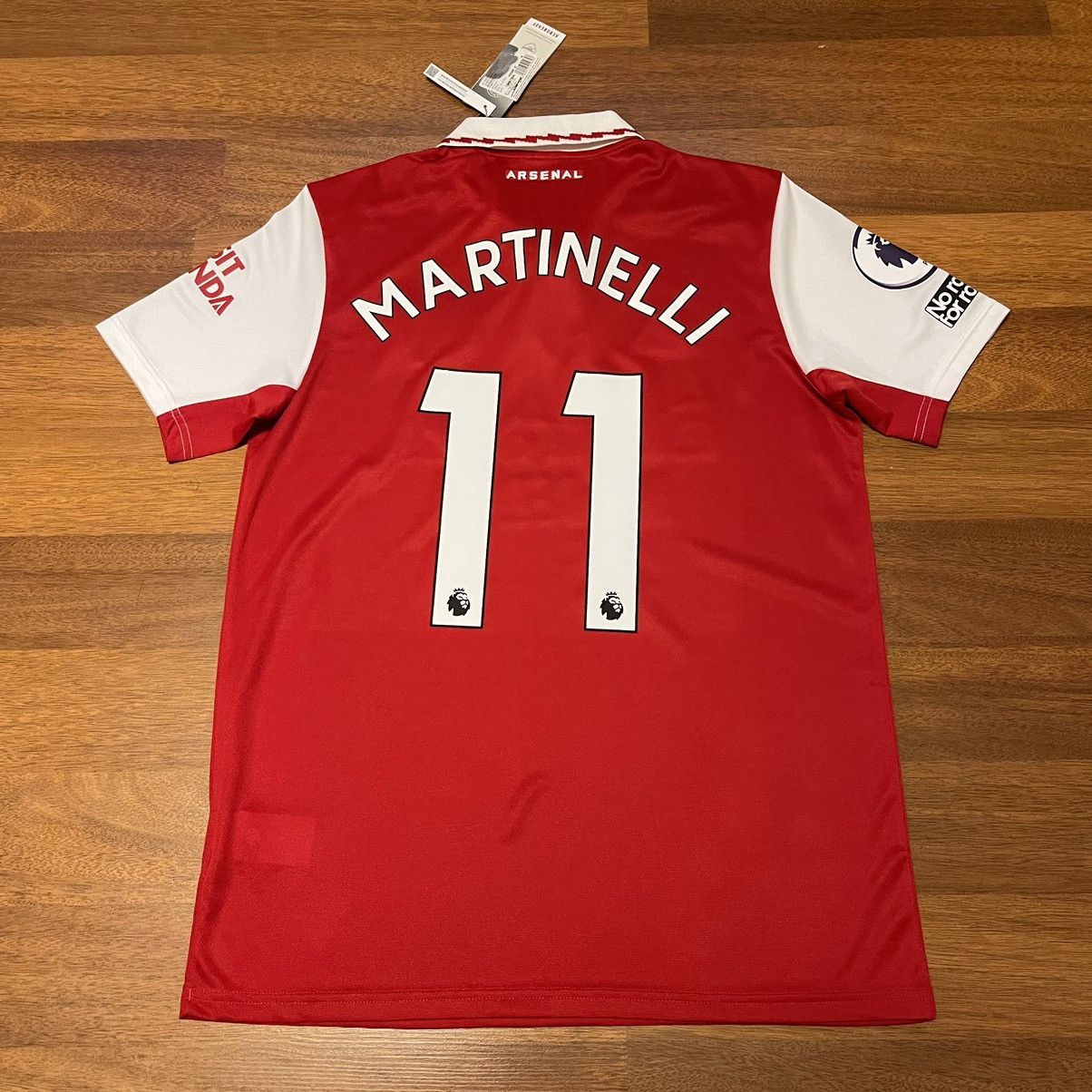Adidas NWT ARSENAL ADIDAS 2022/2023 FOOTBALL JERSEY 11 MARTINELLI