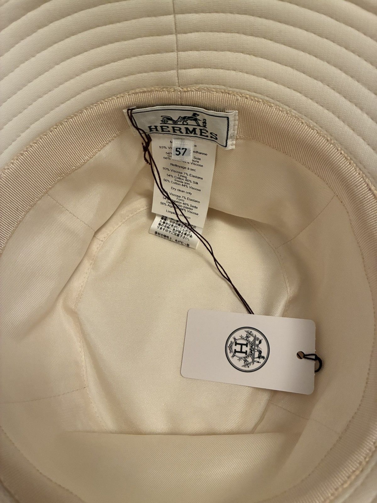 Hermes HERMES Calvi Bucket hat 57 Size ONE SIZE - 4 Thumbnail