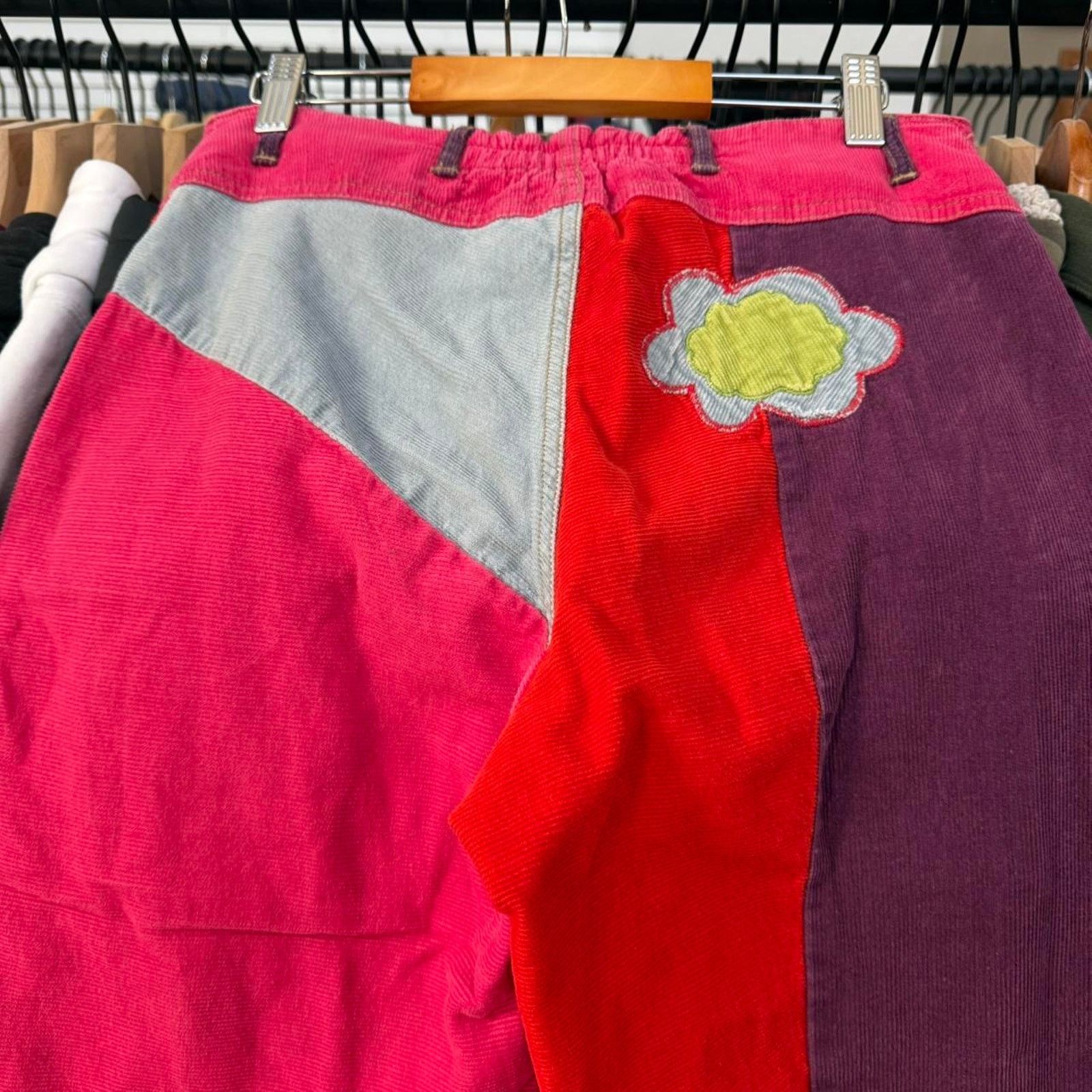 Other Vintage Y2K Women’s Unique Oilily Patchwork Boho Pants Size 30" / US 8 / IT 44 - 2 Thumbnail