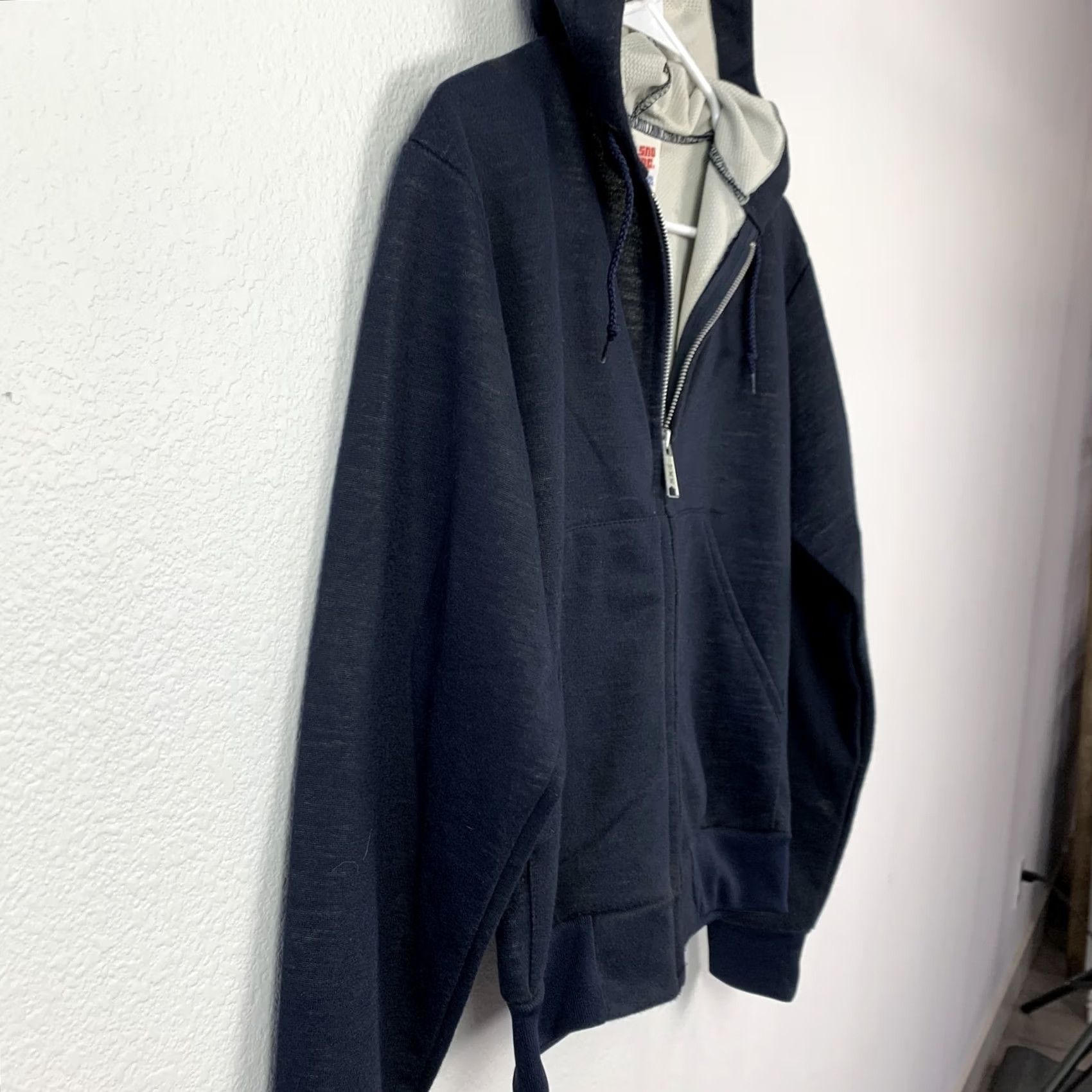 Vintage READ Vintage Sno King Men's Small Full Zip Hoodie Sweatshirt Navy Blue USA Size US S / EU 44-46 / 1 - 3 Thumbnail