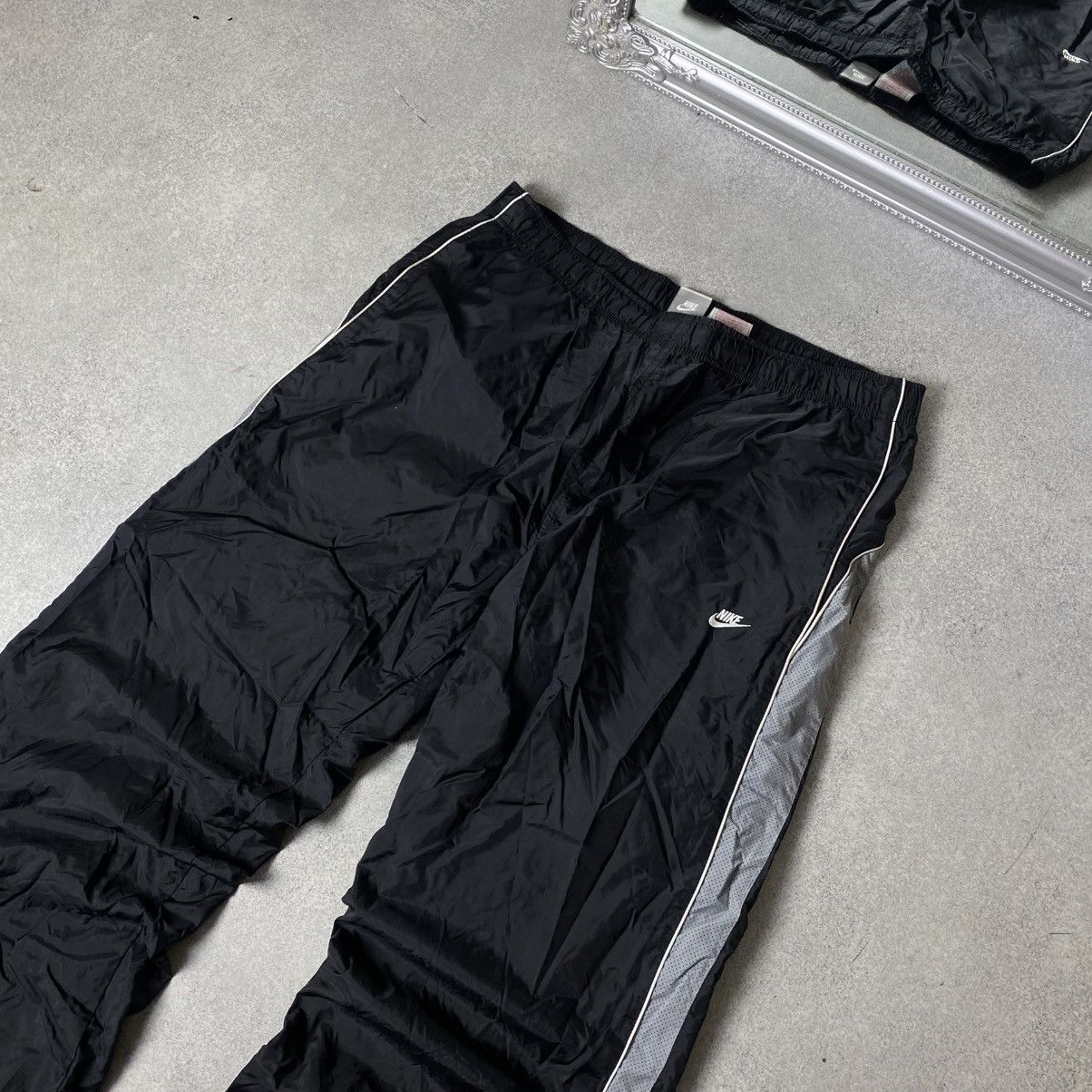 Nike Vintage Nike Track Pants 00s Swoosh Nylon Y2K Drill Size US 38 / EU 54 - 3 Thumbnail