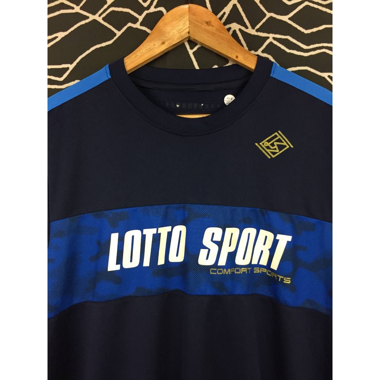Lotto Sport × Vintage Lotto Sport Spell Out logo Athletic Activewear Tee Size US L / EU 52-54 / 3 - 3 Thumbnail