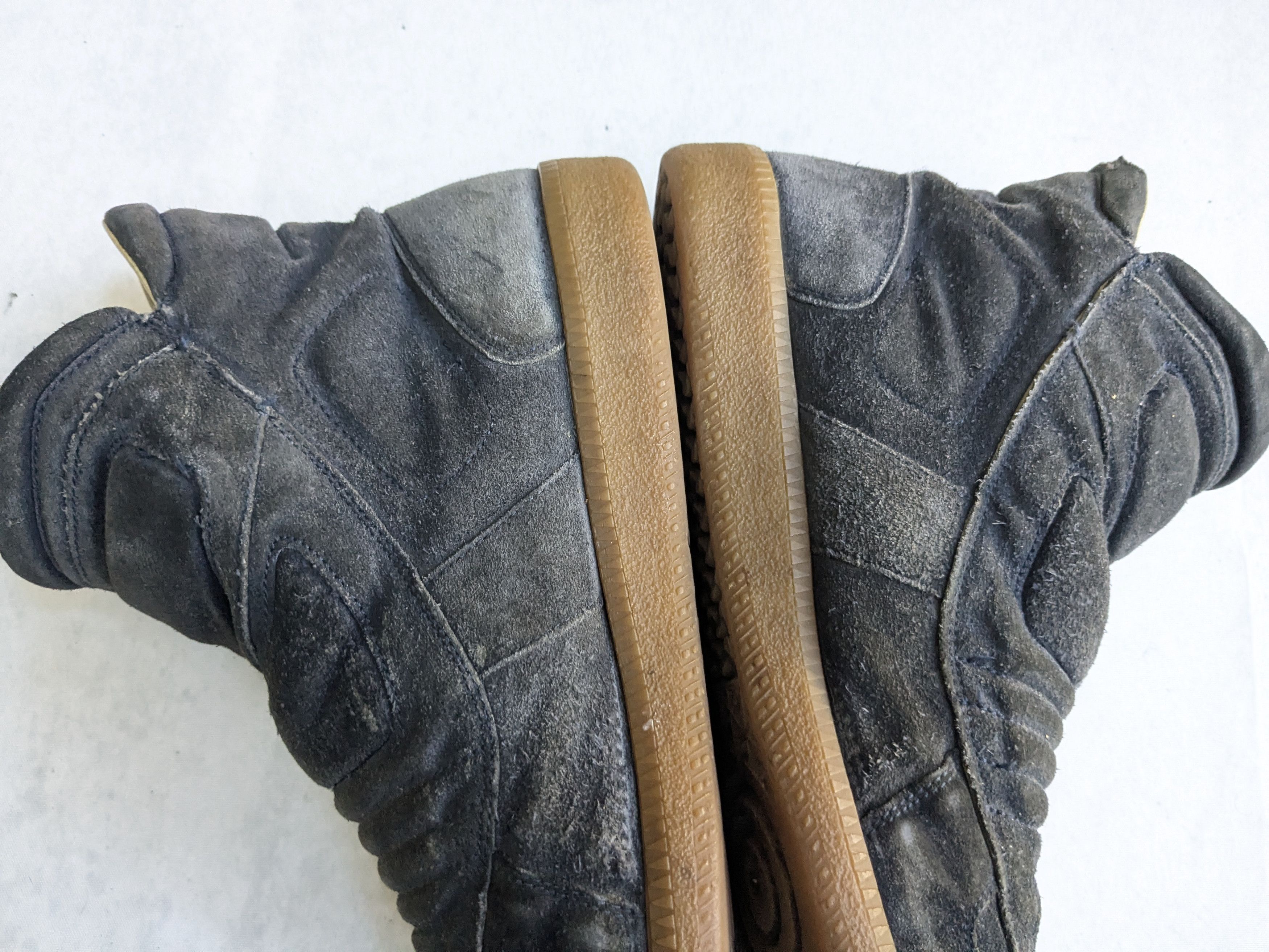 Maison Margiela Maison Margiela Moto Sneakers Navy Blue Suede 8 41 Size US 8 / EU 41 - 9 Thumbnail
