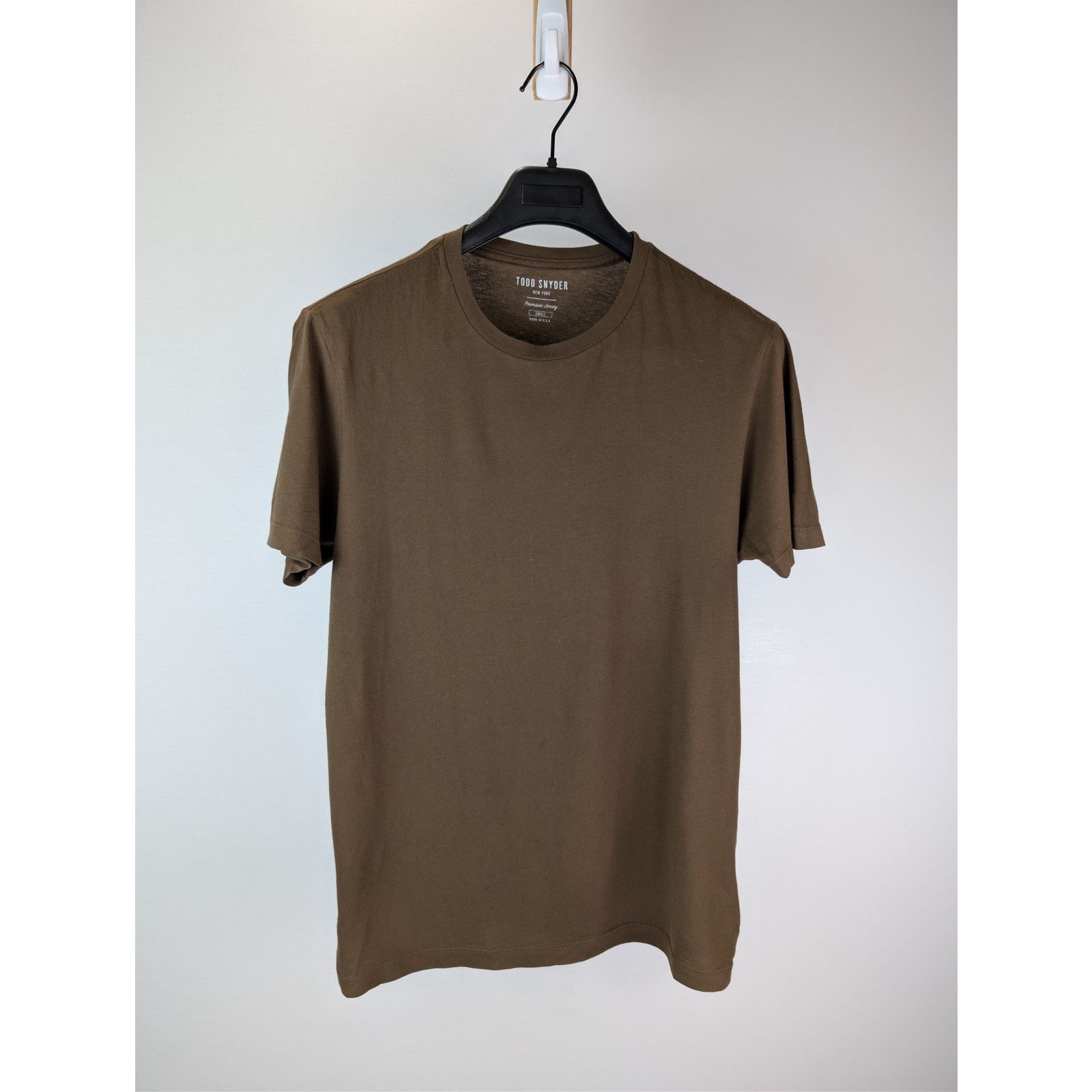 Todd Snyder o1rshd1 CC20 Crewneck T-Shirt in Brown Size US S / EU 44-46 / 1 - 1 Thumbnail