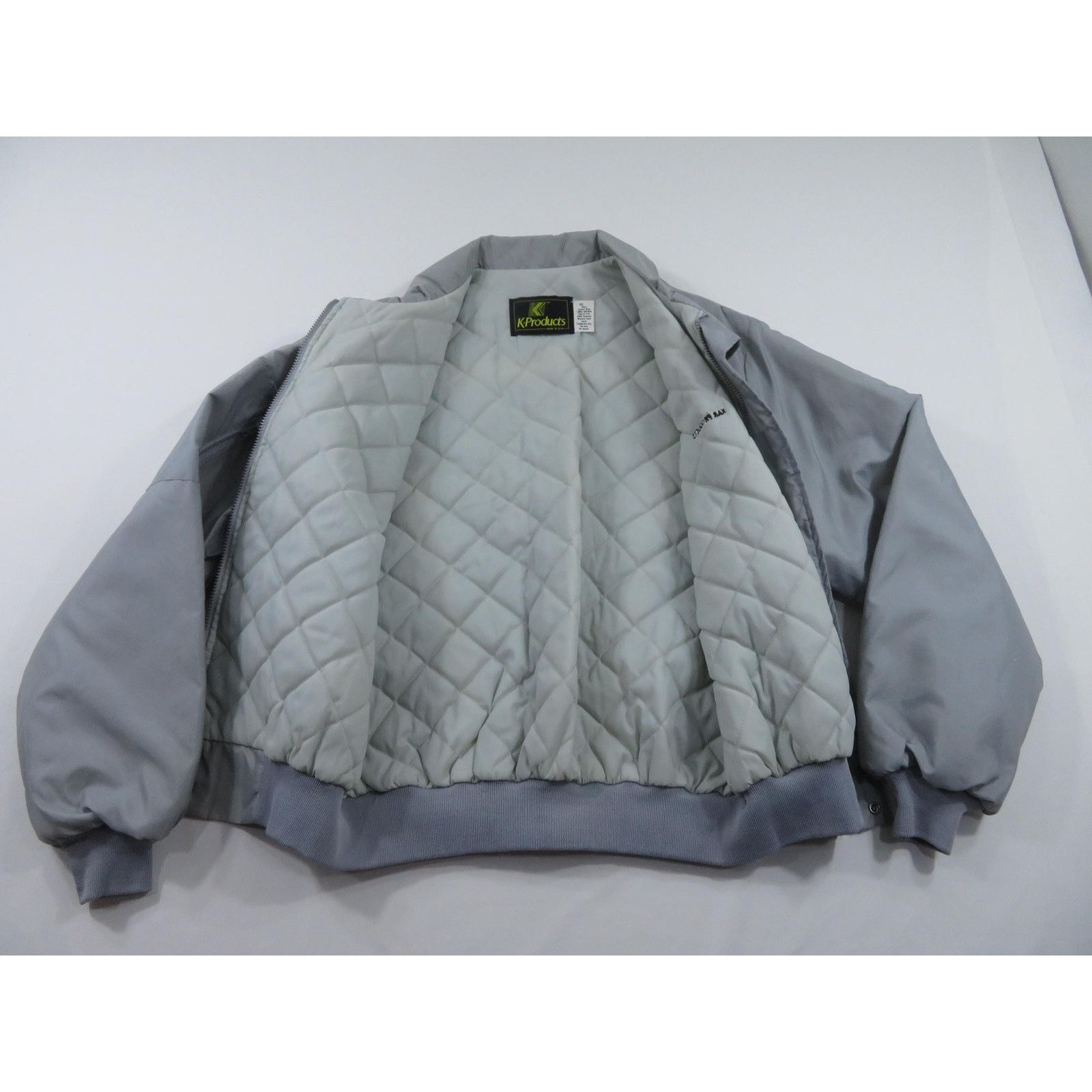 Other K-Products Bomber Style Ski Jacket Silver Sz 2XL 1990s Size US XXL / EU 58 / 5 - 4 Thumbnail