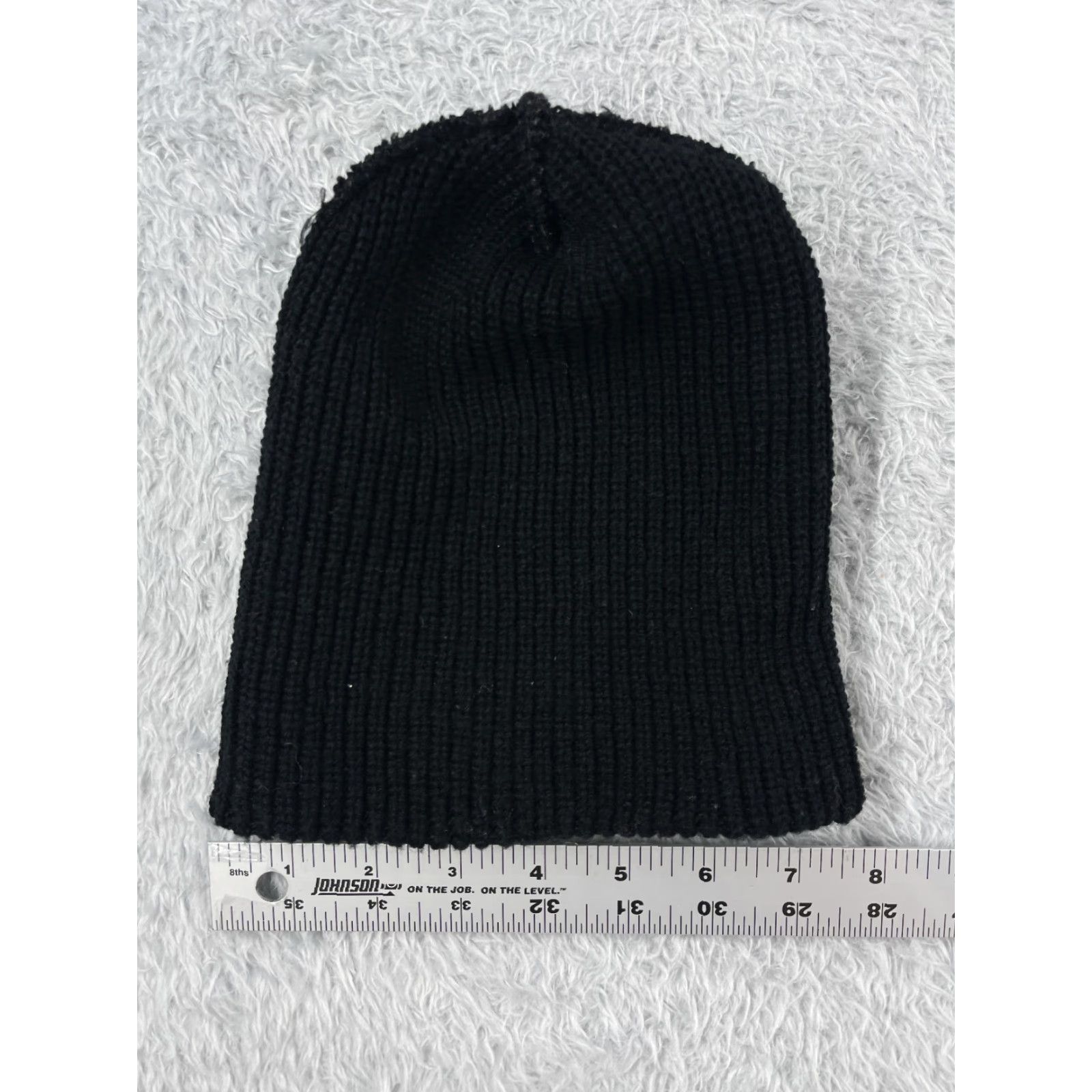 Vintage Unbranded Beanie Adult One Size Black Knit Ribbed 100% Acrylic Winter Ski Hat/Toque Mens Womens Unisex Adults Black Winter Beanie 100% Acrylic Size ONE SIZE - 4 Thumbnail