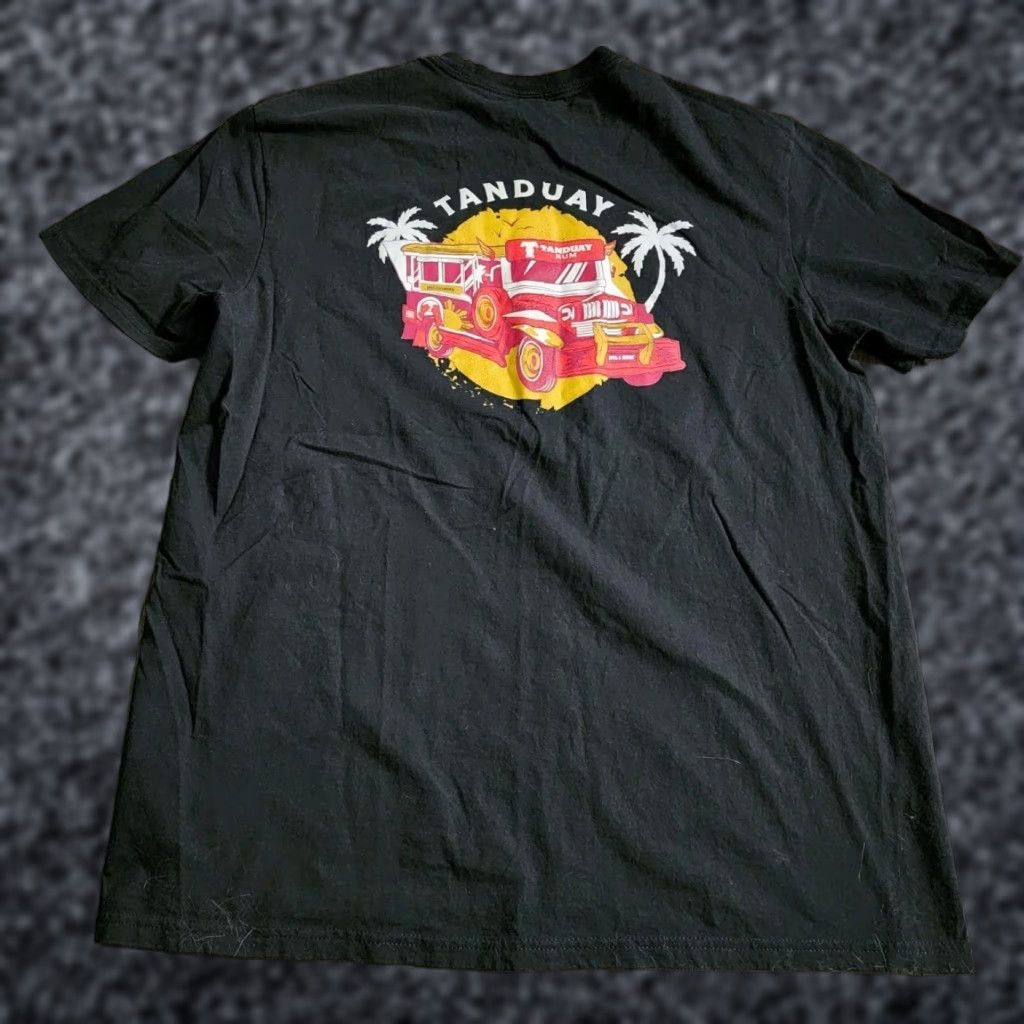 Vintage Mens XL Tanduay Rum Logo Double Sided T Shirt Size US XL / EU 56 / 4 - 1 Thumbnail