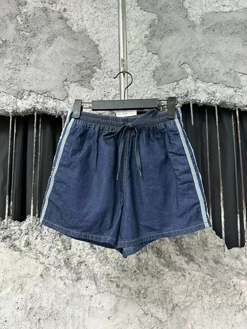 Dior Dior Denim Logo Shorts Size 34-dmc Size US 34 / EU 50 - 1 Thumbnail