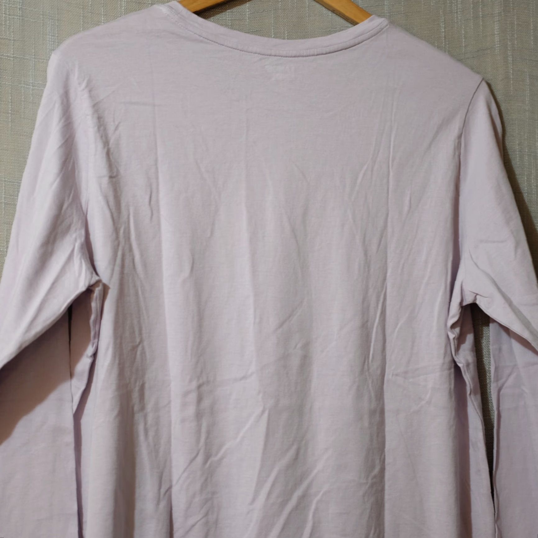 Lands' End Lands' End Relaxed Fit Long Sleeve Tee Purple Cotton Womens L VINTAGE? Size L / US 10 / IT 46 - 6 Thumbnail