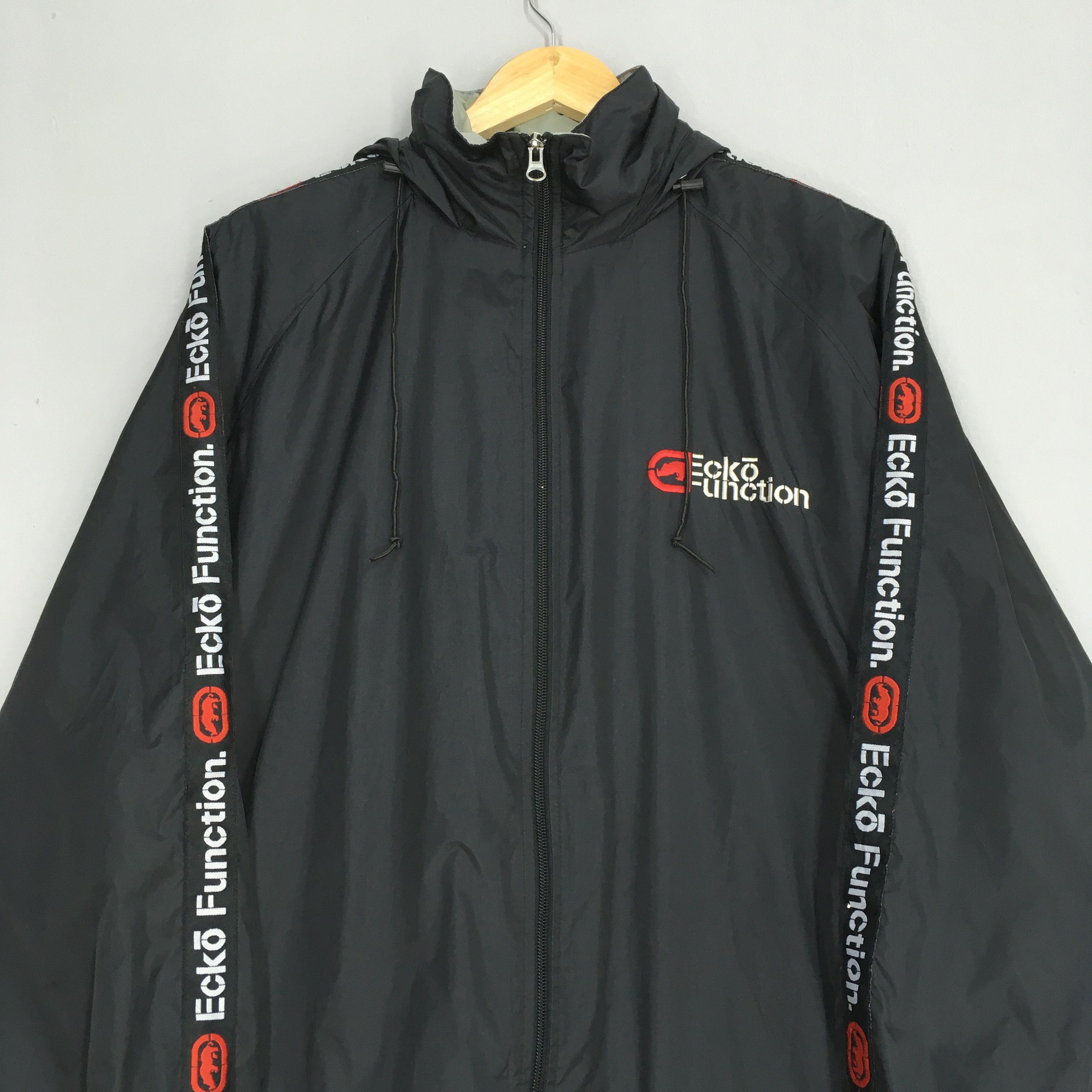 Ecko Unltd. Vintage 90's Ecko Function Windbreaker Hip Hop Jacket Medium Size US M / EU 48-50 / 2 - 2 Thumbnail