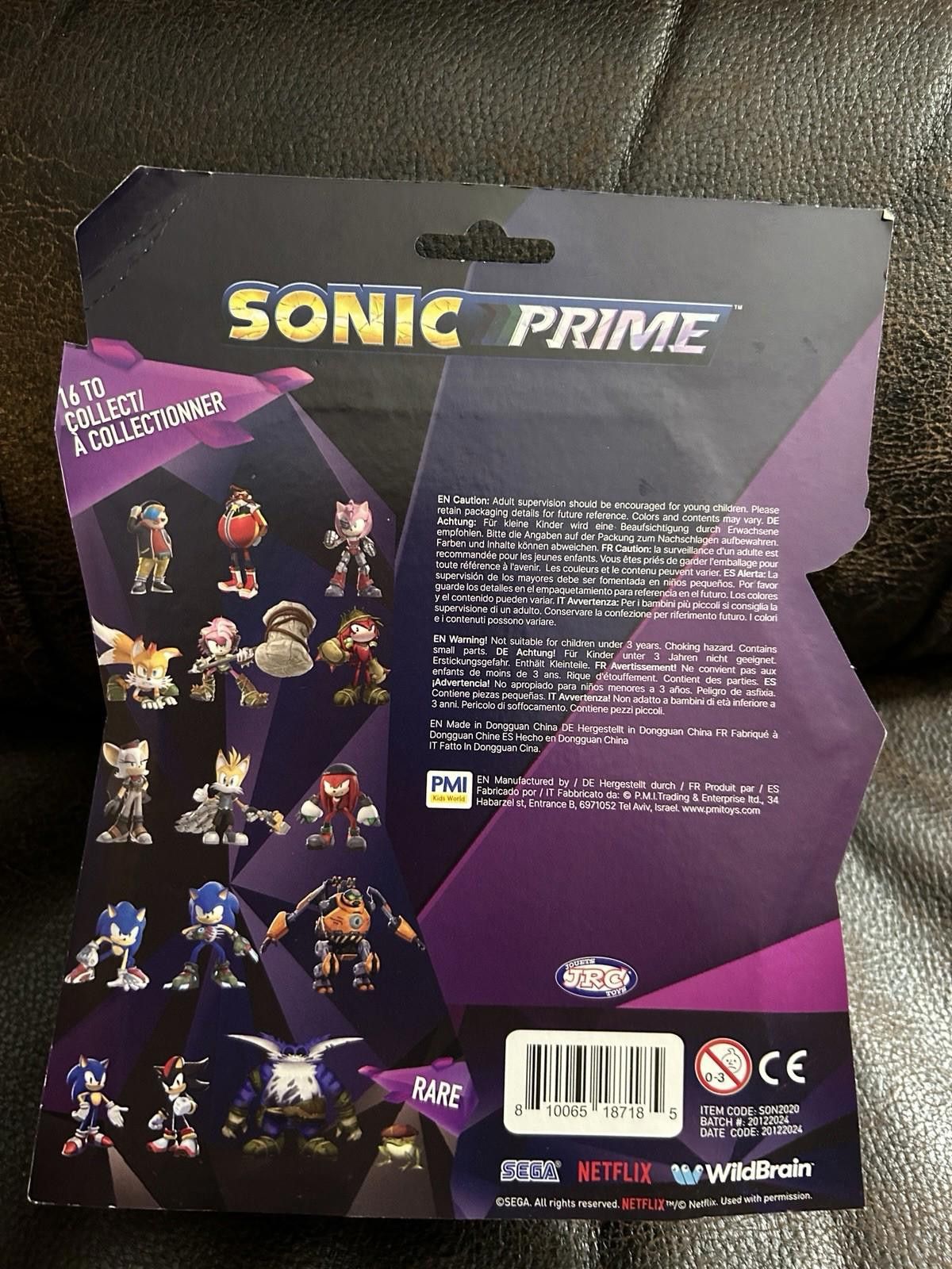 Other Sonic Prime Mr. Eggman, New Yoke City Blue Sonic & Gnarly Size ONE SIZE - 2 Thumbnail