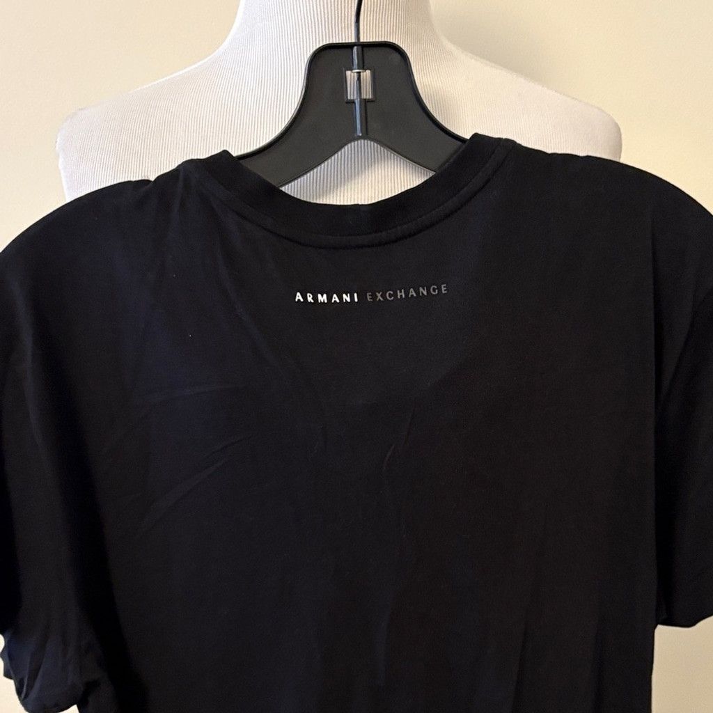 Armani Exchange Armani Exchange 1991 Men's Black Blue Graphic Tee Shirt Med Size US M / EU 48-50 / 2 - 4 Thumbnail