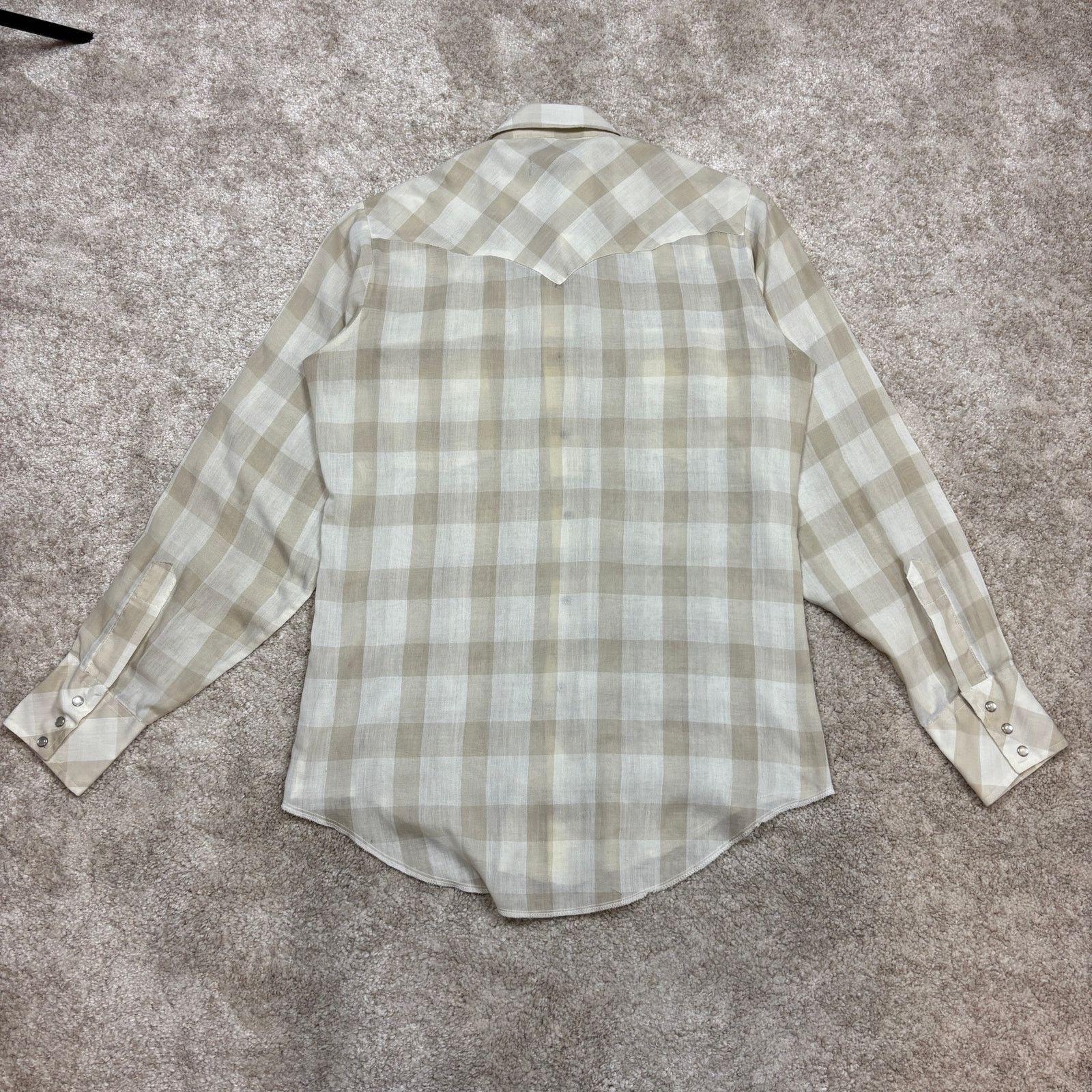 Cowboy Equipment × Vintage Vintage 70s Champion Westerns Pearl Snap Button Up Men's M Size US M / EU 48-50 / 2 - 3 Thumbnail