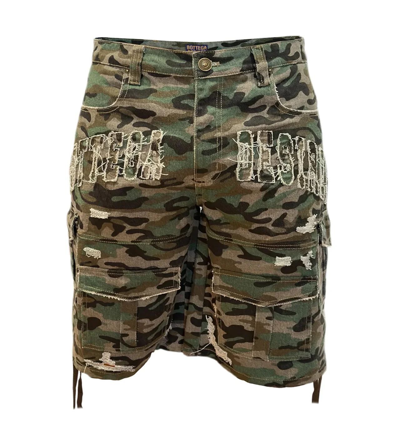 Bottega Desires Bottega Desires 'Camo' Cargo Shorts Size US 28 / EU 44 - 1 Preview