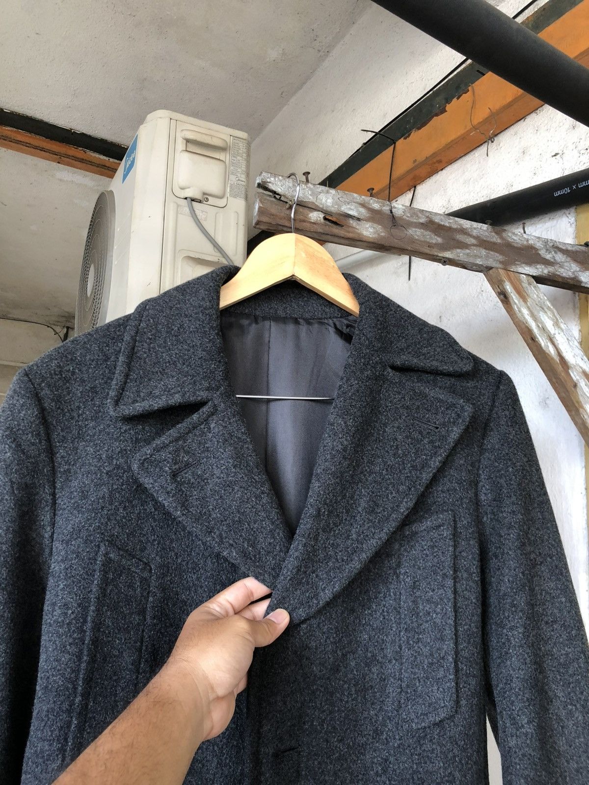 Jean Paul Gaultier Vintage Jean Gaultier Homme Single Breasted Wool Long Coat Size US M / EU 48-50 / 2 - 14 Thumbnail