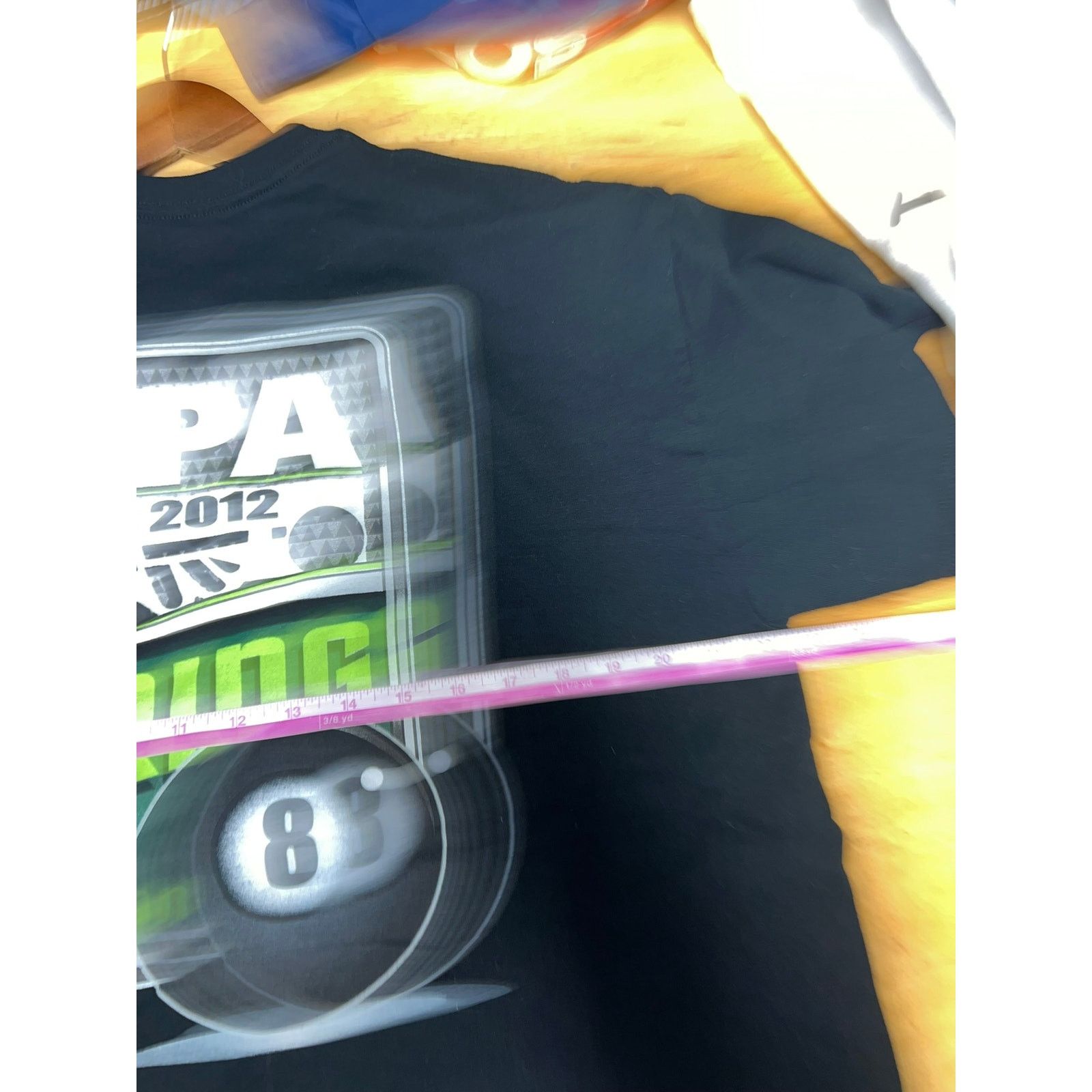Gildan APA Champion Shirt 8 Ball Pool 2012 Spring Black Tee XL Size US XL / EU 56 / 4 - 7 Thumbnail