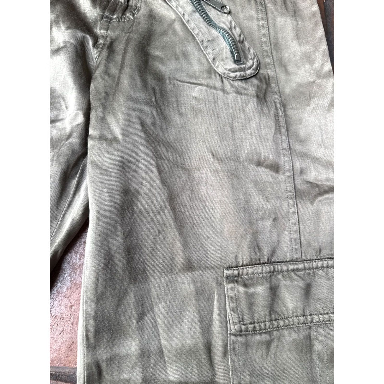 Vintage VINTAGE Z Cavaricii Satin Cargo Jogger Pants Women’s 1 Brown Size 30" / US 8 / IT 44 - 3 Thumbnail