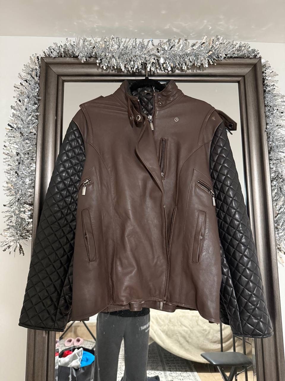 Pelle Pelle Pelle Pelle Princess Cut Brown leather jacket quilted black Size XXL / US 16-18 / IT 52-54 - 1 Thumbnail