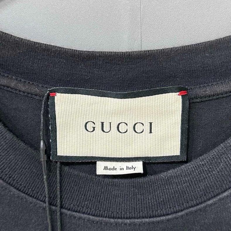 Gucci Black Hawaiian Logo Short Sleeve TShirt-2505 Size XS / US 0-2 / IT 36-38 - 5 Thumbnail