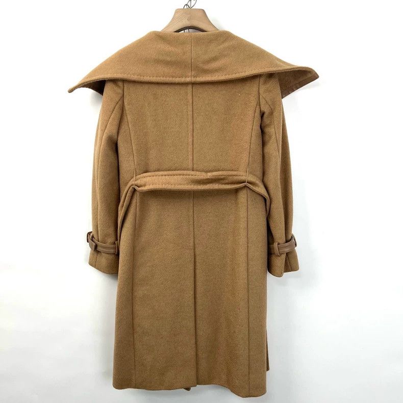 Max Mara Max Mara Khaki camel fur patchwork coat Size S / US 4 / IT 40 - 2 Thumbnail