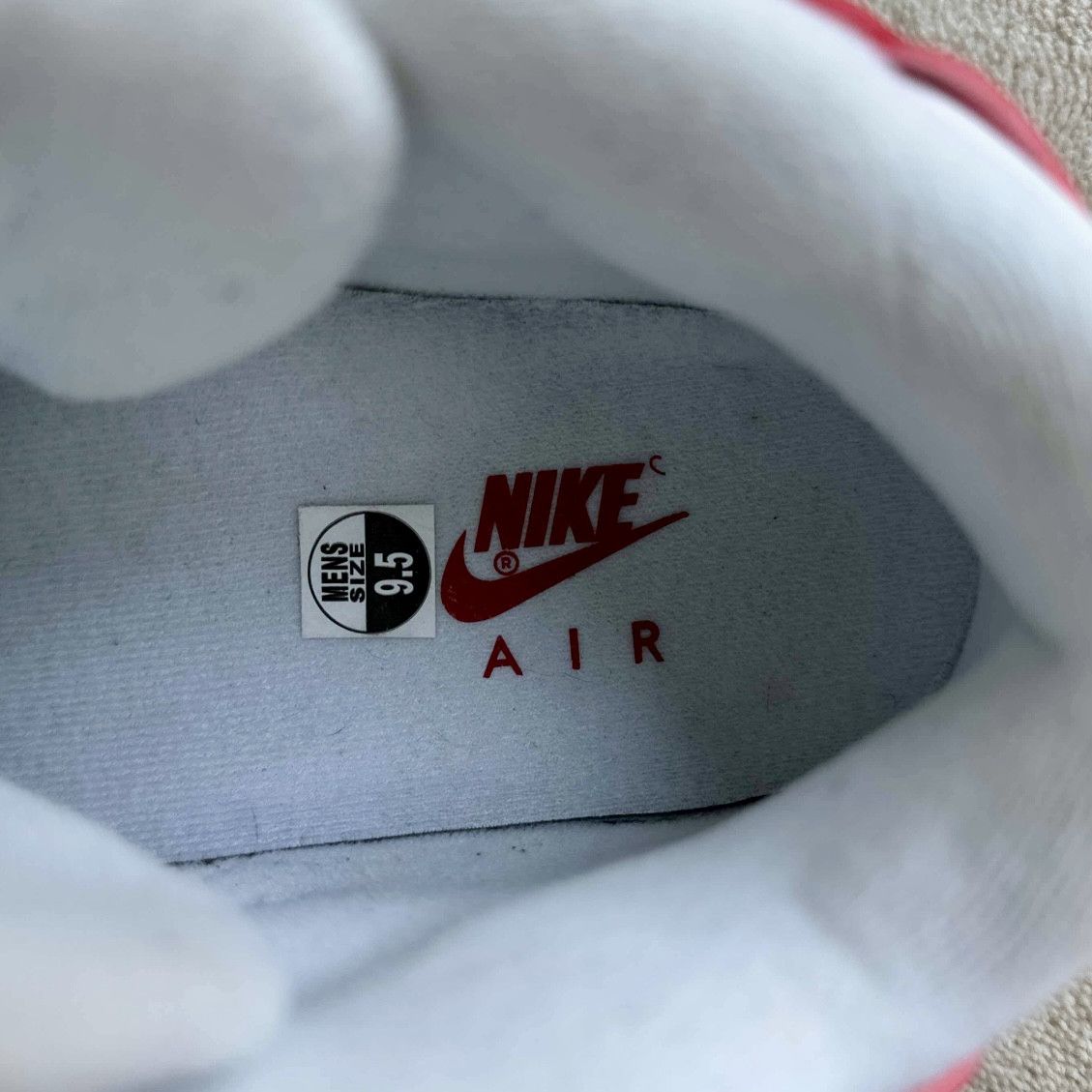 Nike ULTRA RARE Nike AIR MORE UPTEMPO White/Red SNEAKERS Sz 9.5 Size US 9.5 / EU 42-43 - 9 Thumbnail