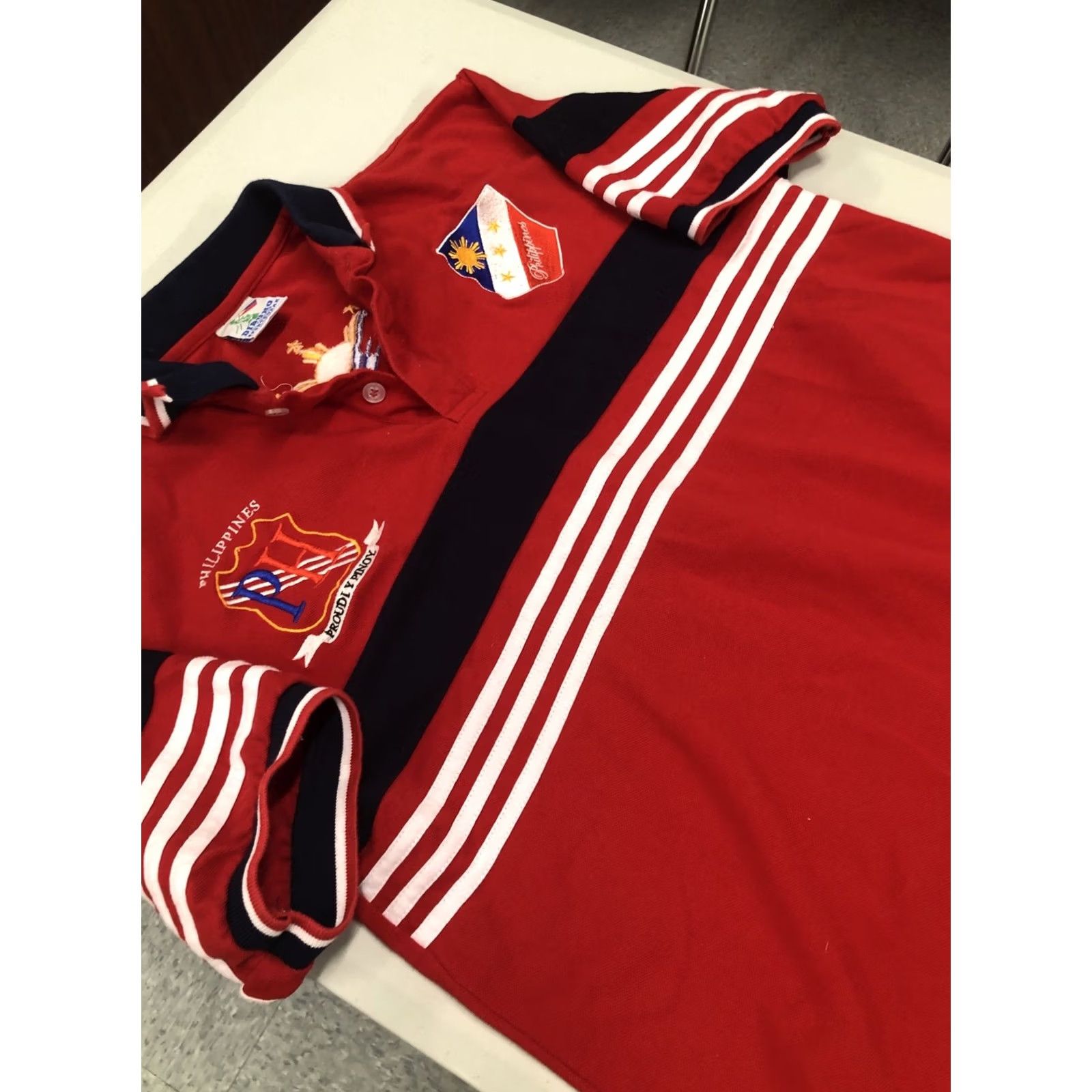 Vintage Dibuho Sportswear Polo Shirt Men XL Red Embroidered Philippines Solid Short Sleeve Collared Size US XL / EU 56 / 4 - 6 Thumbnail
