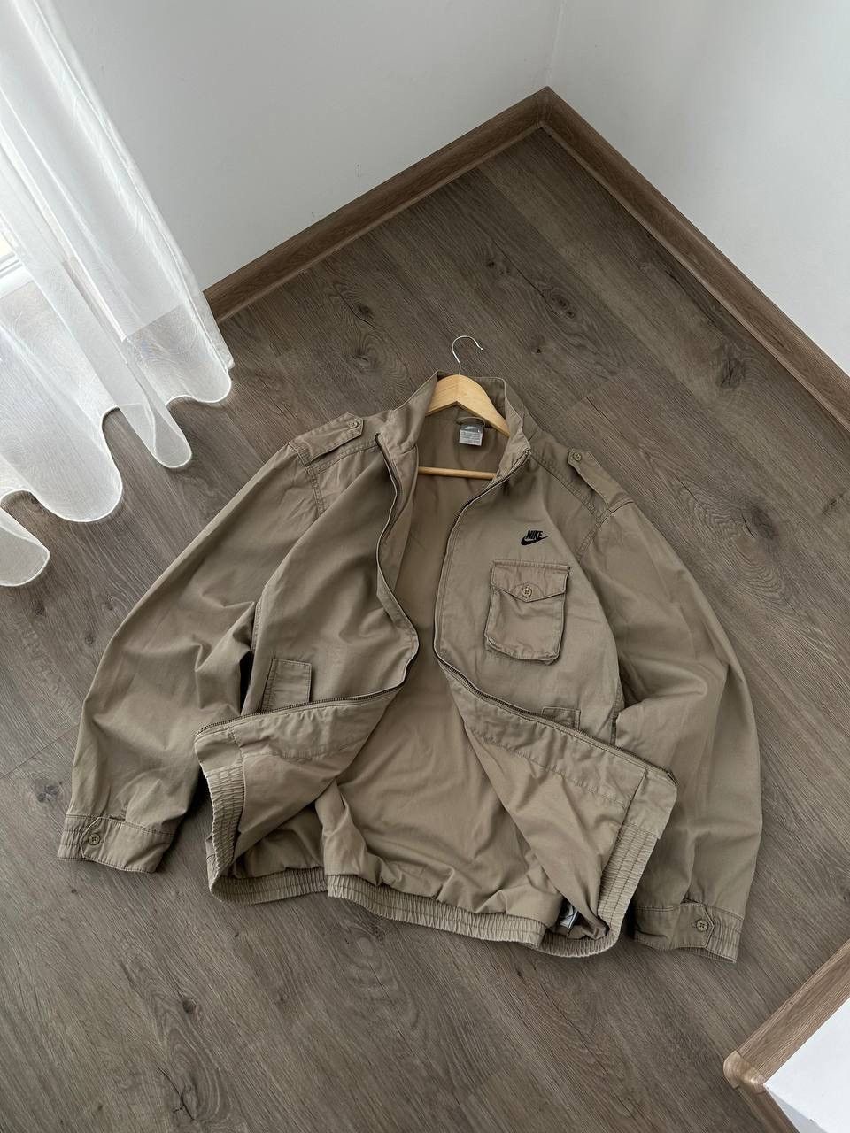 Nike × Nike ACG × Vintage Vintage Nike Beige Pocket Jacket Size US L / EU 52-54 / 3 - 13 Thumbnail