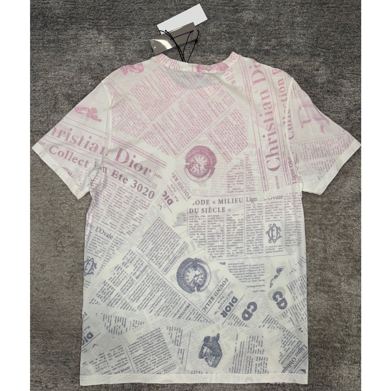 Dior x Daniel Arsham Logo Short Sleeve Shirt T-Shirt Medium