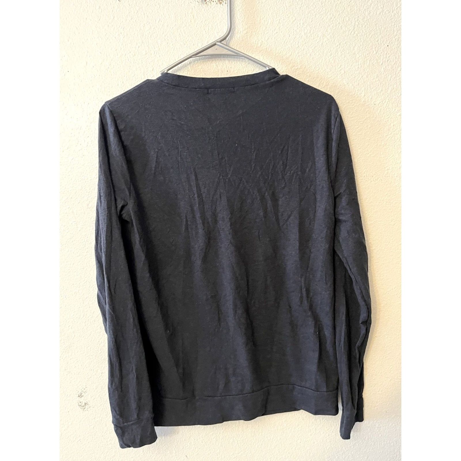 J.Crew J.CREW Cardigan Sweater Black Cotton V-Neck Long Sleeve Knit S Women Adults Mens Size S / US 4 / IT 40 - 2 Thumbnail