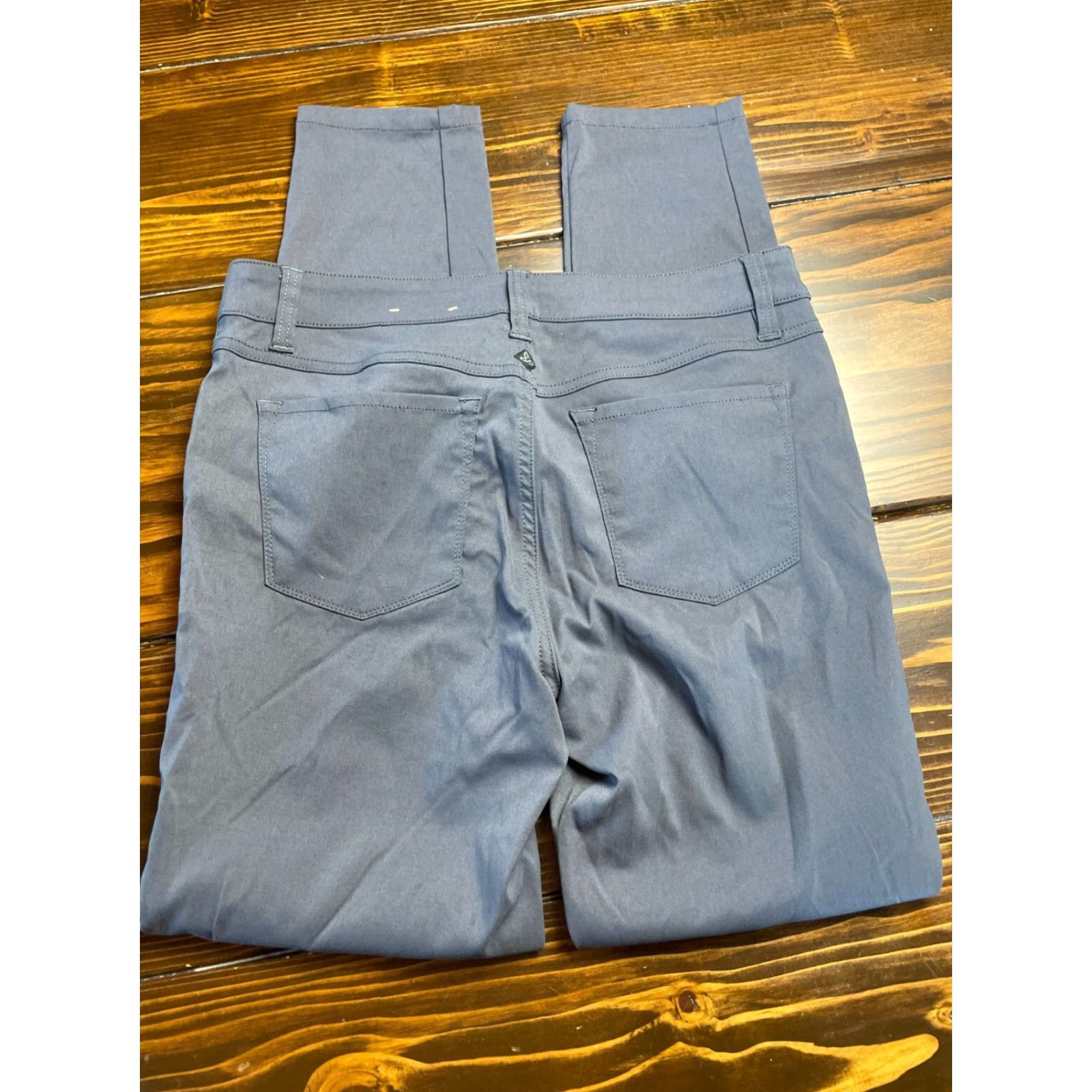 Prana prAna Jeans Women's 6 Gray Straight Leg Pockets Denim Regular Inseam 28.5 in Mid Rise Jeans Womens (Free Return) Size 28" / US 6 / IT 42 - 2 Thumbnail
