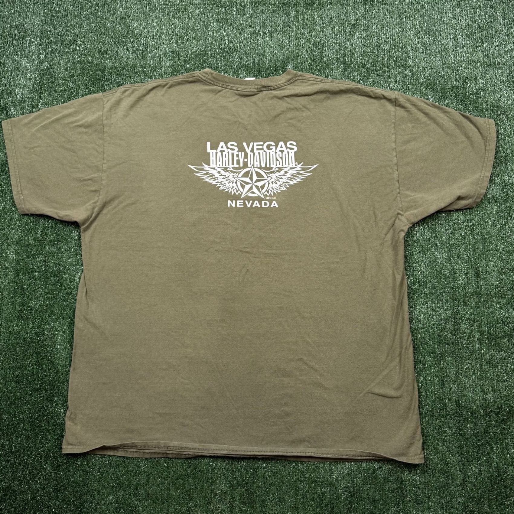 Harley Davidson Vintage Harley Davidson Shirt Men's Size 2XL Green Y2k Graphic Short Sleeve Size US L / EU 52-54 / 3 - 3 Thumbnail