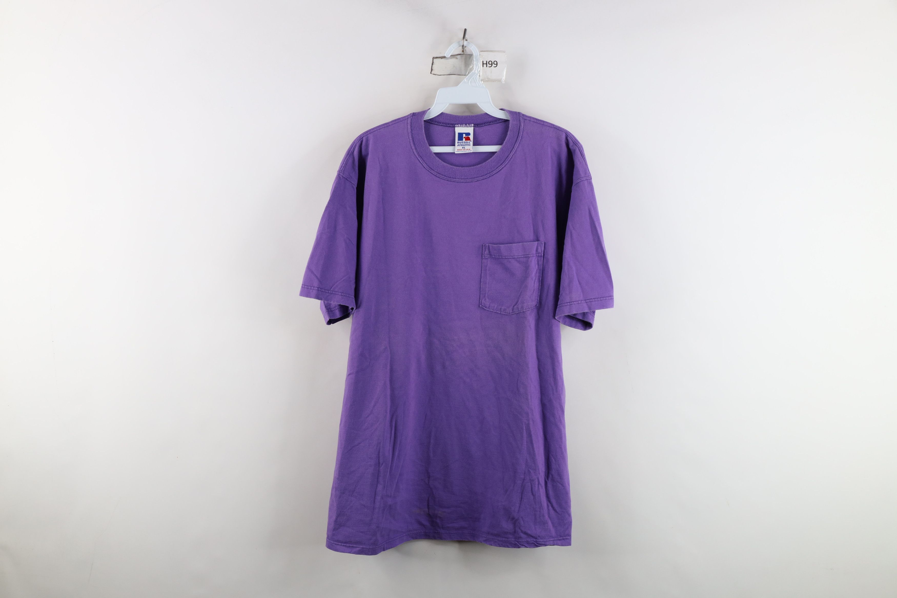 Russell Athletic Vintage 90s Russell Athletic Short Sleeve Pocket T-Shirt USA Size US XL / EU 56 / 4 - 1 Thumbnail