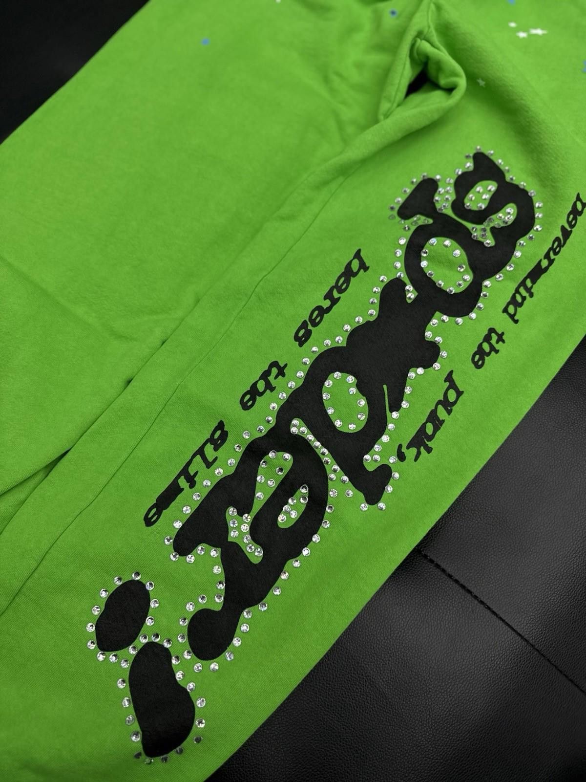 Other Size S Sp5der Worldwide Slime Green Sweats Young Thug Spider Size US 30 / EU 46 - 3 Thumbnail