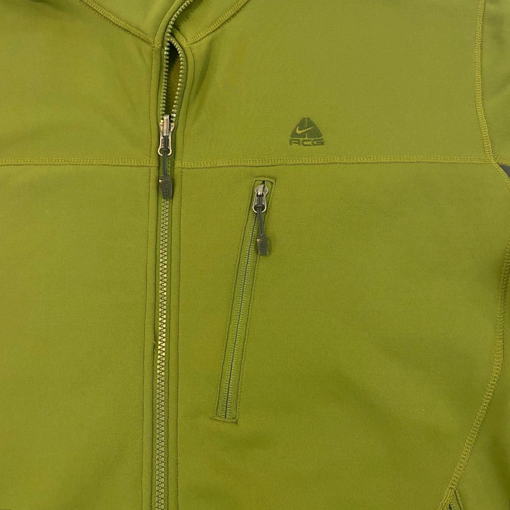 Nike NIKE ACG Jacket Mens 2XL Green Full Zip Track Softshell Therma Outdoor Hike VTG Size US XXL / EU 58 / 5 - 3 Thumbnail