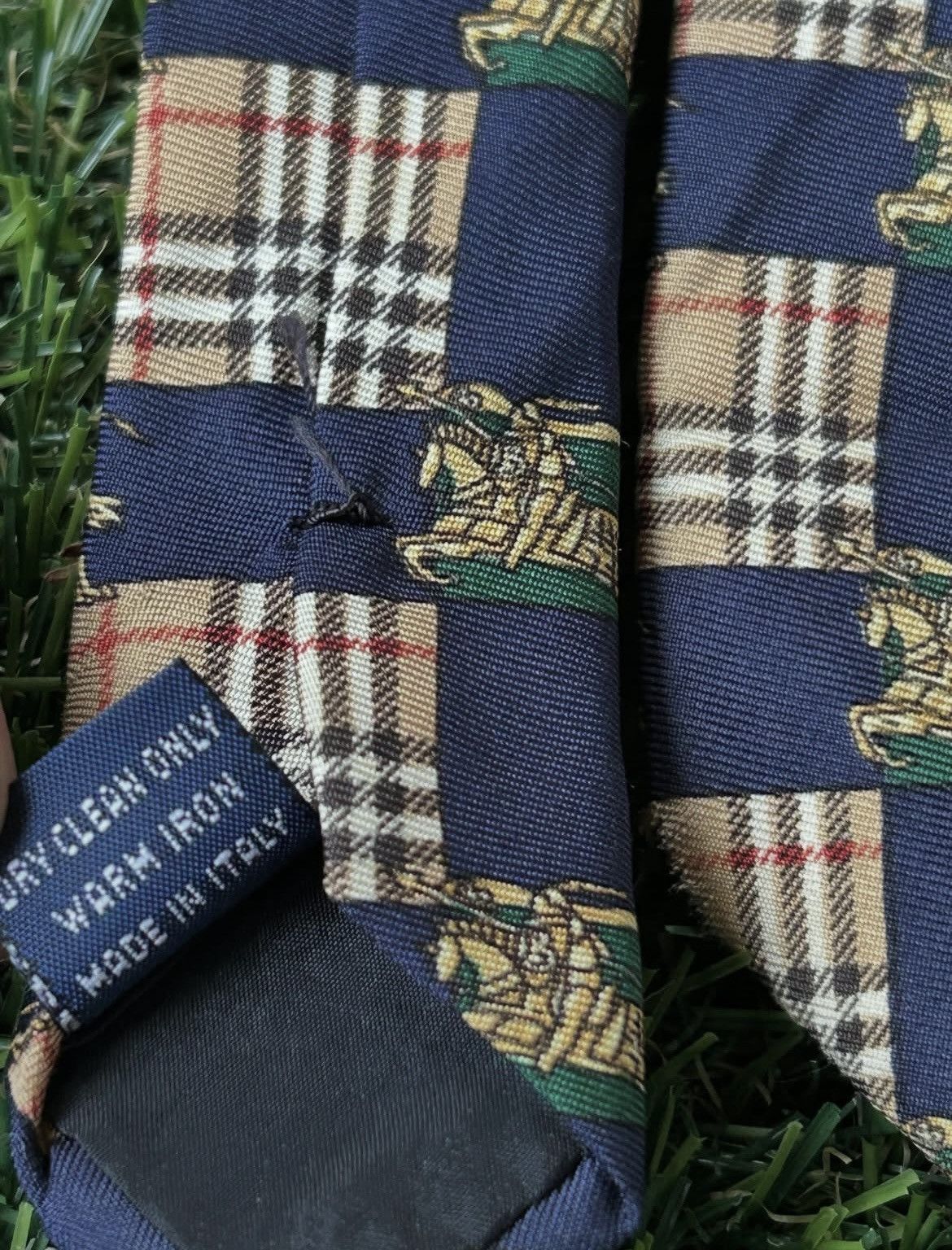 Burberry Vintage Burberry Tie Size 40 - 3 Thumbnail