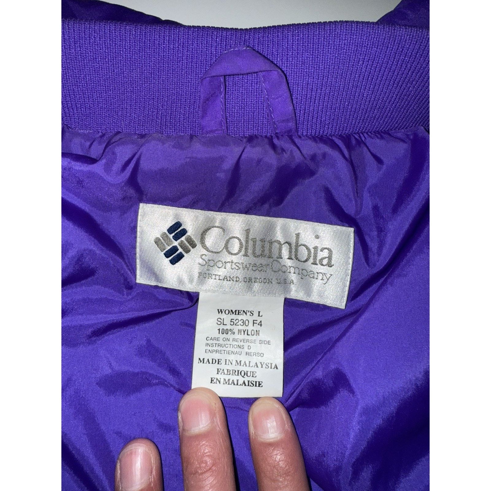 Columbia Columbia Reversible Bugaboo Jacket Women Large Purple Teal Size L / US 10 / IT 46 - 3 Thumbnail