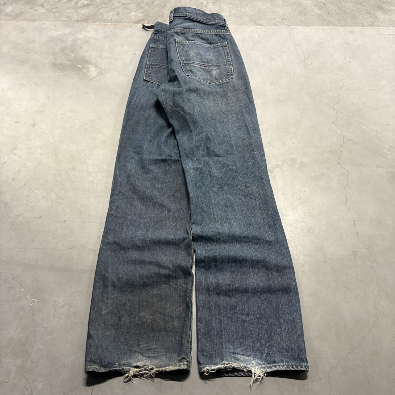 Vintage Crazy Vintage Y2K/2000s Baggy Straight Leg Dark Wash Denim Jeans! Size US 34 / EU 50 - 6 Thumbnail