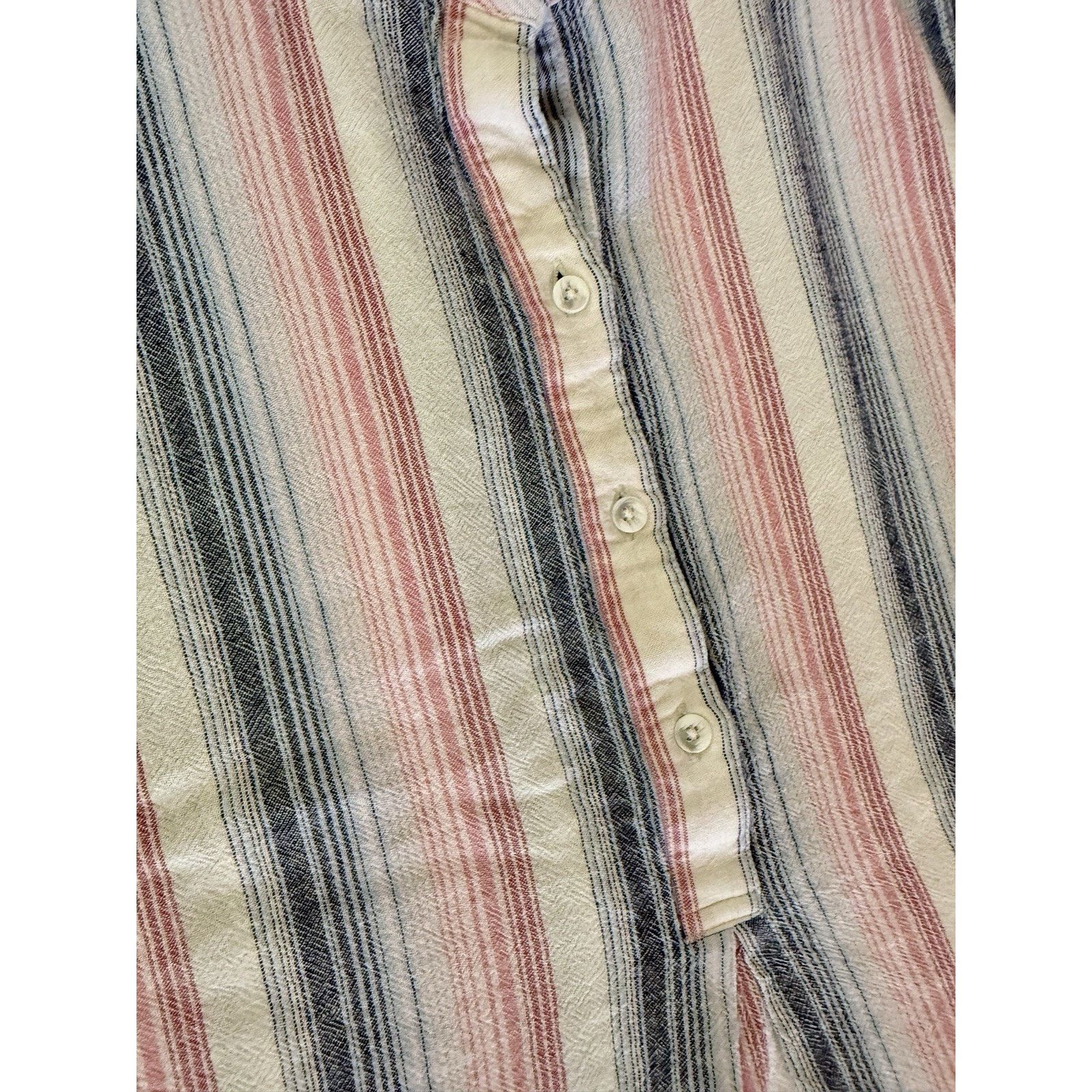 Other Cloth & Stone Anthropologie Womens Rayon Stripe Blouse EUC Size L / US 10 / IT 46 - 7 Thumbnail