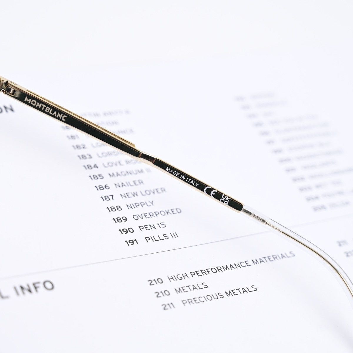 Montblanc MONTBLANC MB0279O GLASSES Size ONE SIZE - 6 Thumbnail