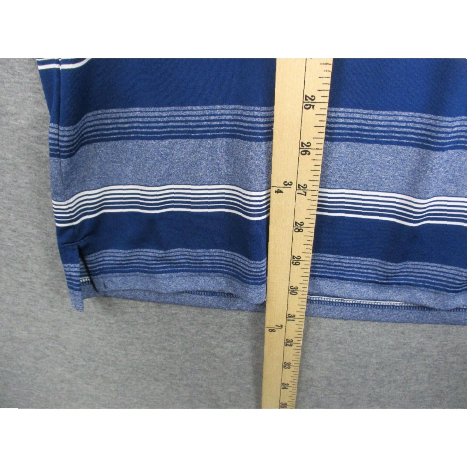 Oakley Oakley Hydrolix Sport Golf Polo Shirt Men's Large Blue Striped Stretch TPC Polo Shirt Logo Sports Golf Size US L / EU 52-54 / 3 - 5 Thumbnail