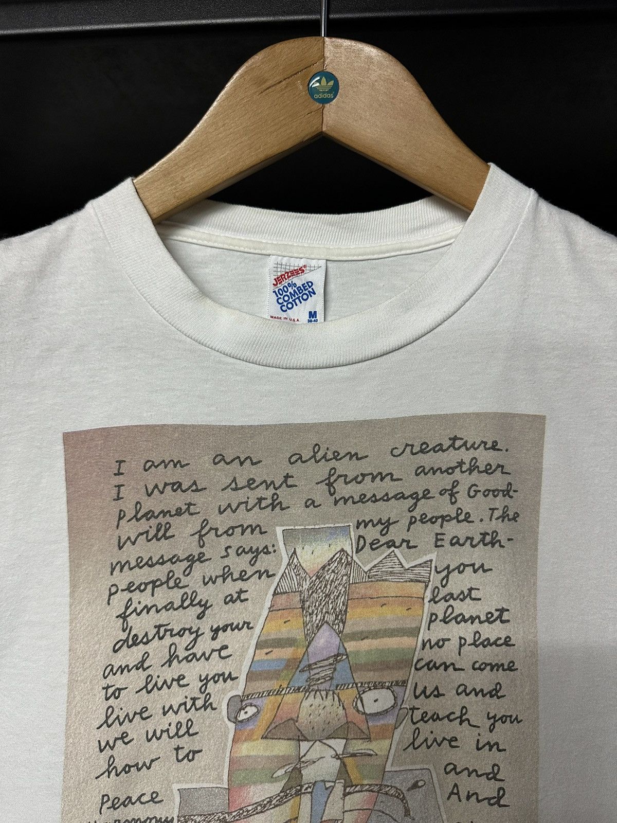 Vintage Vintage 90s Richard Stine Art Faded Tee Size US M / EU 48-50 / 2 - 3 Thumbnail