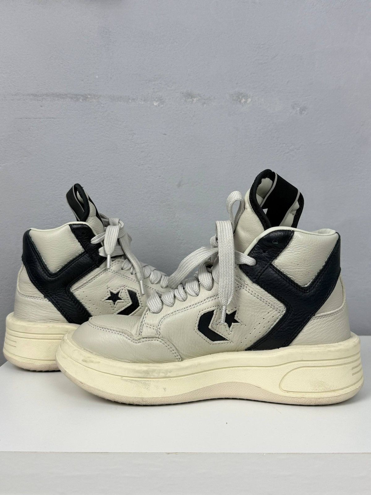 Converse × Rick Owens Drkshdw Rick Owens x Converse DRKSHDW TURBOWPN Mid Size US 7 / IT 37 - 6 Thumbnail