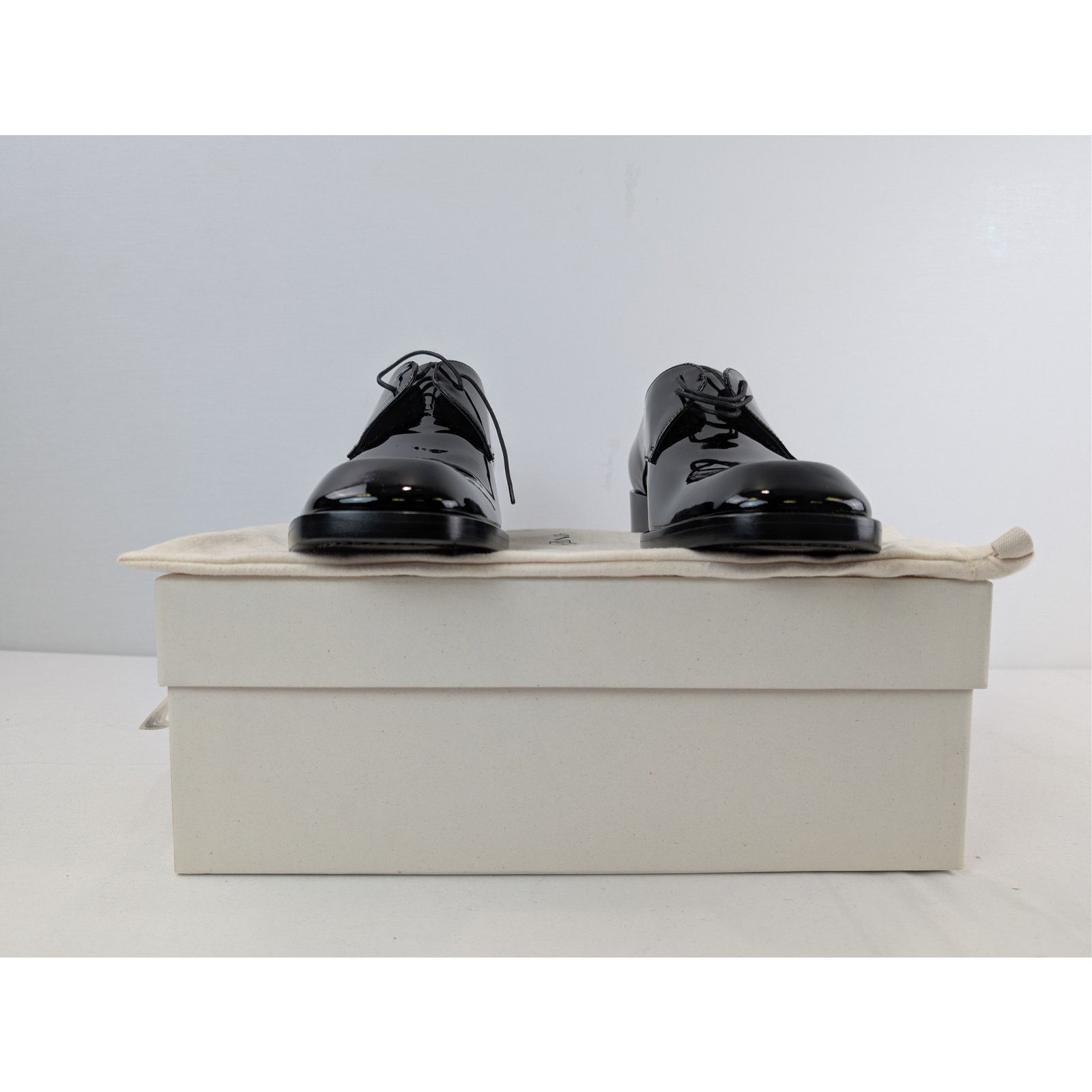 Saint Laurent Paris o1rshd1 Vernice Seta Soft Shoes Boots in Black Size US 10 / EU 43 - 18 Thumbnail
