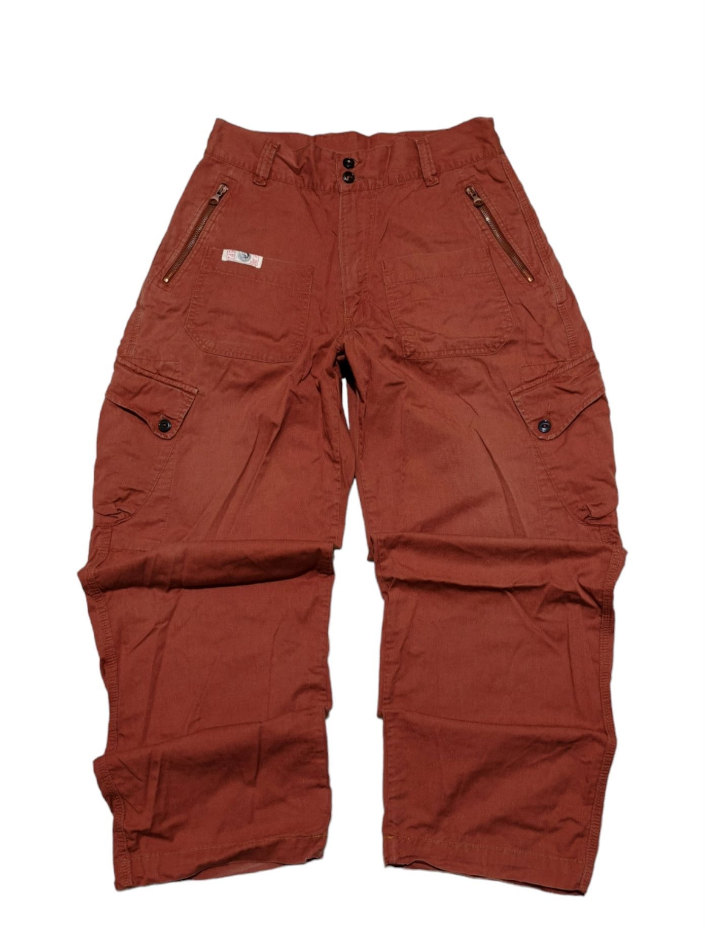 image of 14Th Addiction x Diesel Vintage Diesel Bondage Multipocket Cargo Pants in Brown, Men's (Size 33)