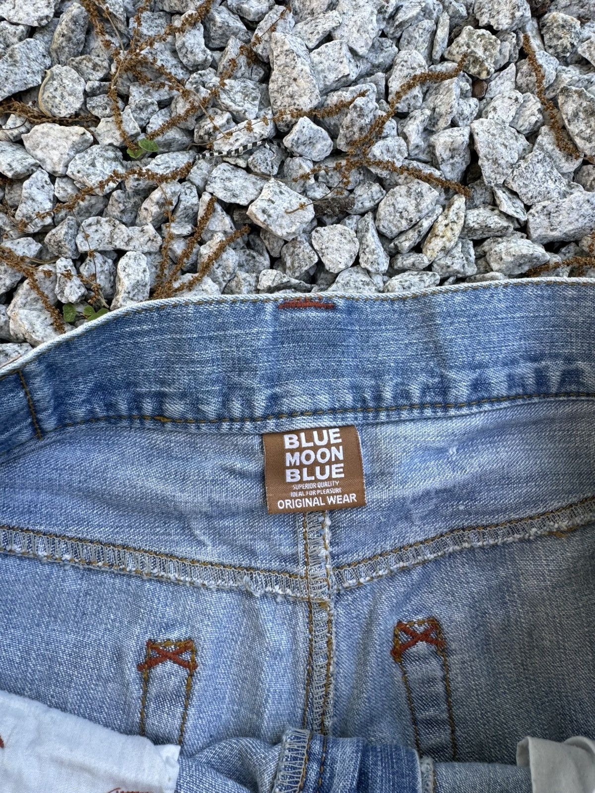 Japanese Brand Vintage Blue Moon Blue Jeans Size US 30 / EU 46 - 5 Thumbnail