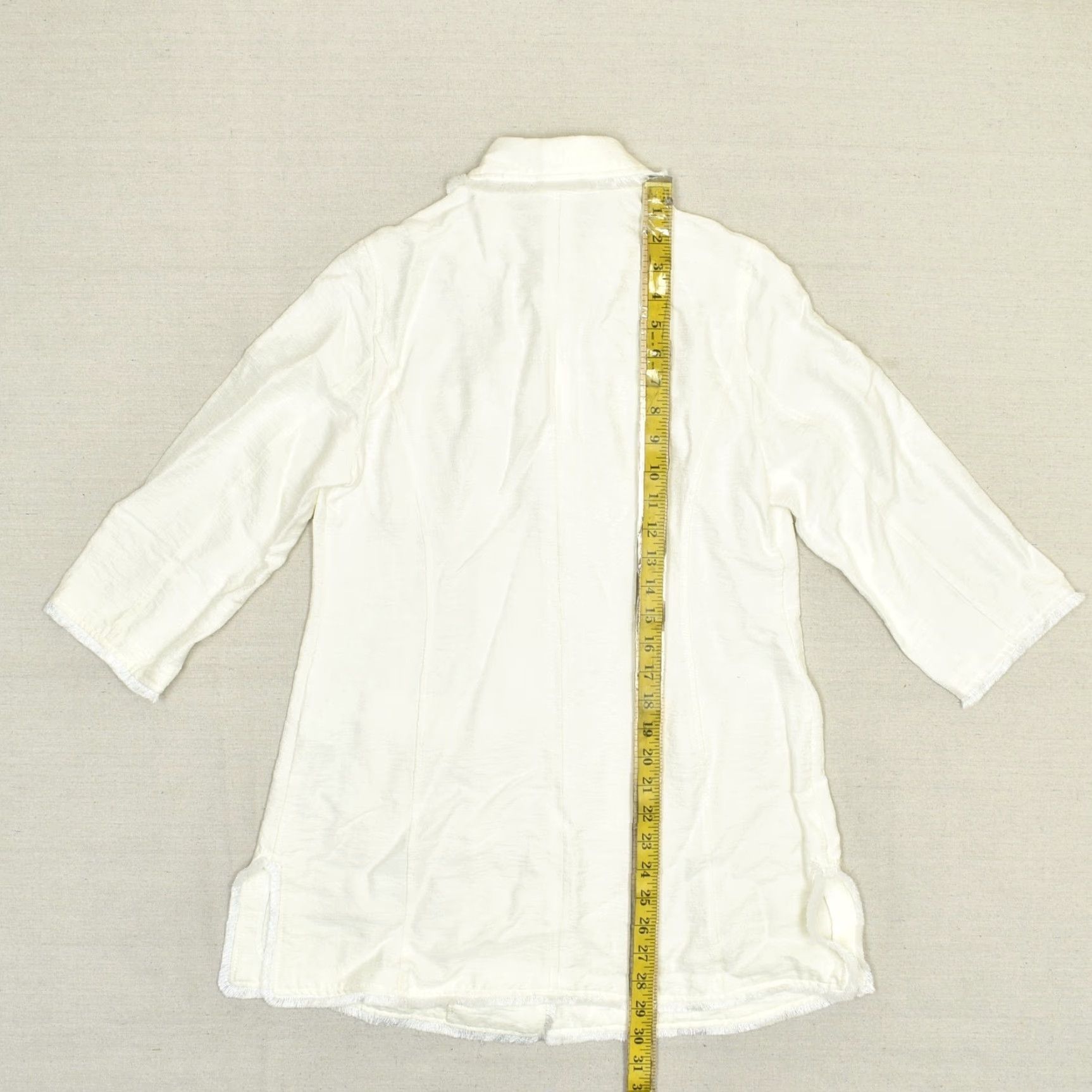 Vintage Chico's Women's Blazer Jacket Solid Pockets Button White Size 0 Elegant Jacket Blazer Women Button Closure Pockets White 0 Size XS / US 0-2 / IT 36-38 - 5 Thumbnail