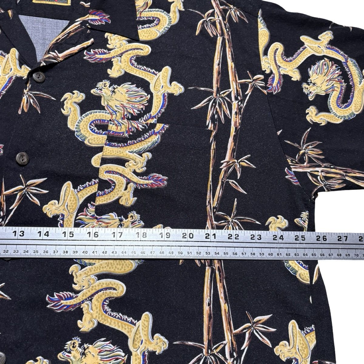 Other Vintage 90s Blue Sky Apparel Dragon AOP Button Shirt XL Size US XL / EU 56 / 4 - 4 Thumbnail