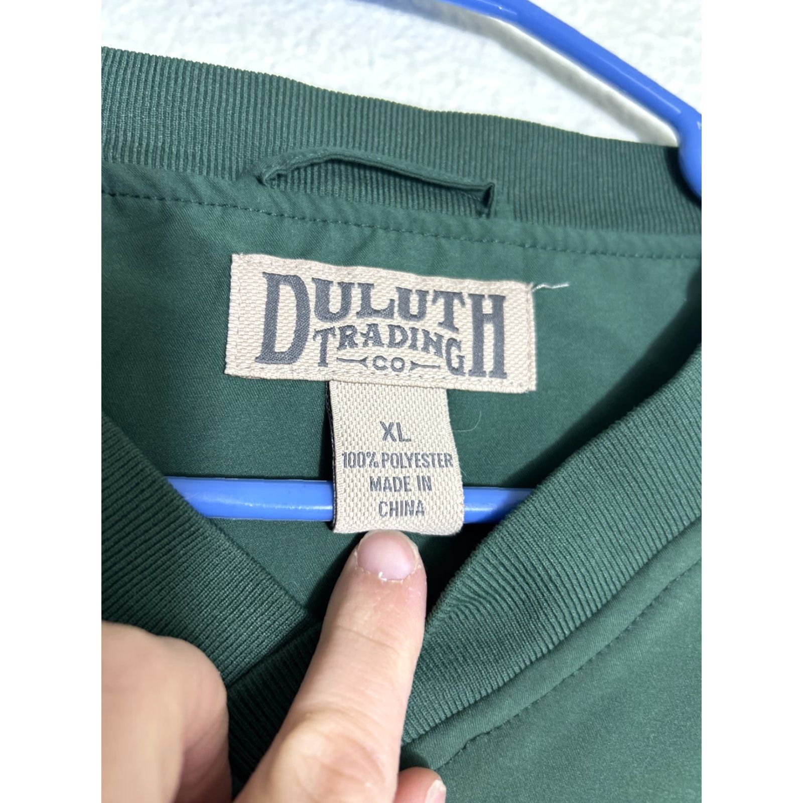 Vintage Duluth Windbreaker Jacket Mens Green XL Pullover Wind-Resistant Water Resistant All Seasons Logo Casual Golf 90s Outdoor Size US XL / EU 56 / 4 - 7 Thumbnail