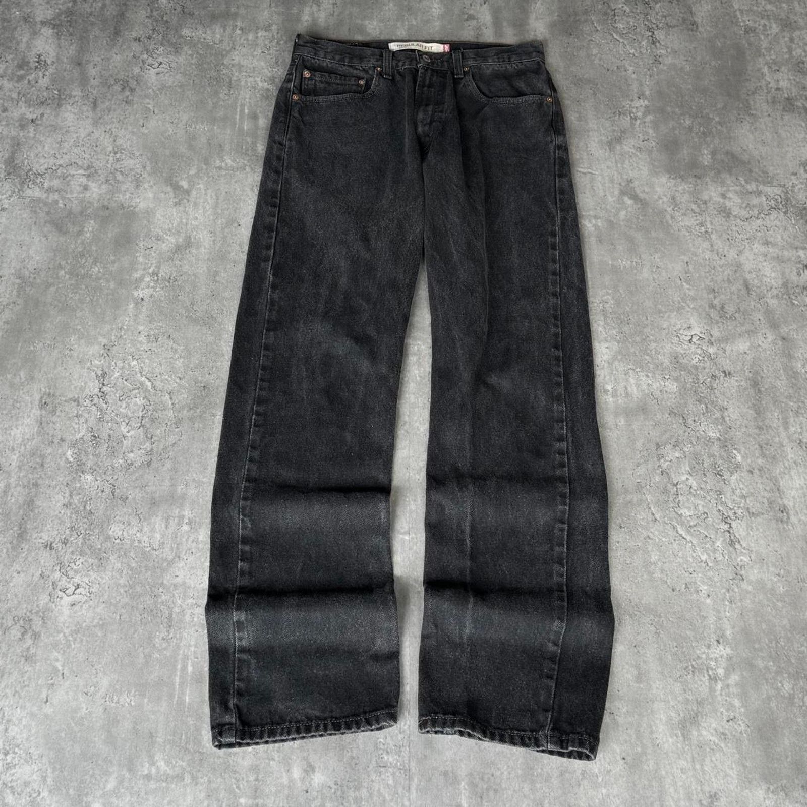 Levi's × Levi's Vintage Clothing × Vintage Vintage Y2K Levi’s 505 Faded Black Grunge Opium Denim Jeans Size US 31 - 3 Thumbnail