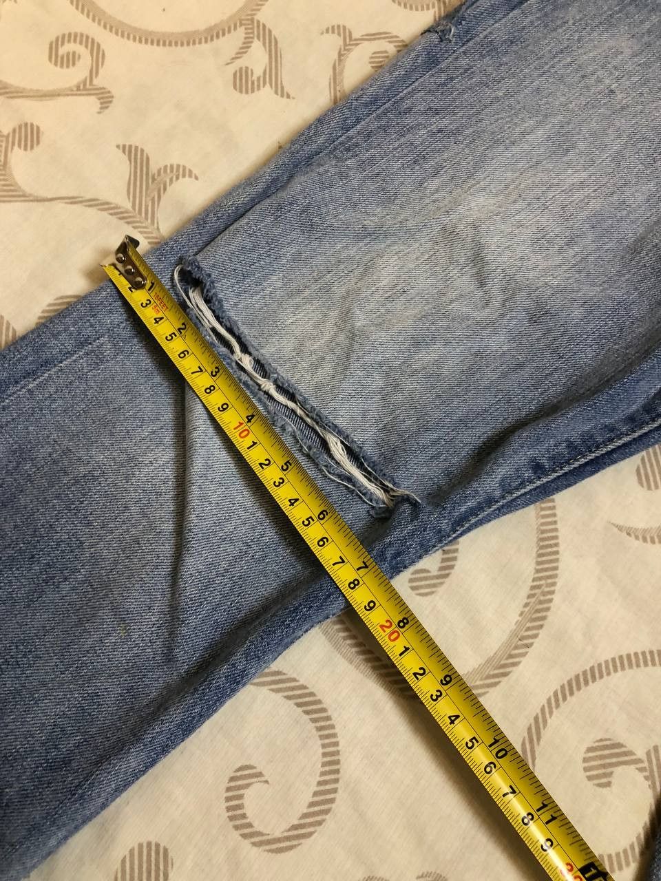 Polo Ralph Lauren Polo Ralph Lauren Vintage Straight Leg Denim distressed Size US 31 - 12 Thumbnail